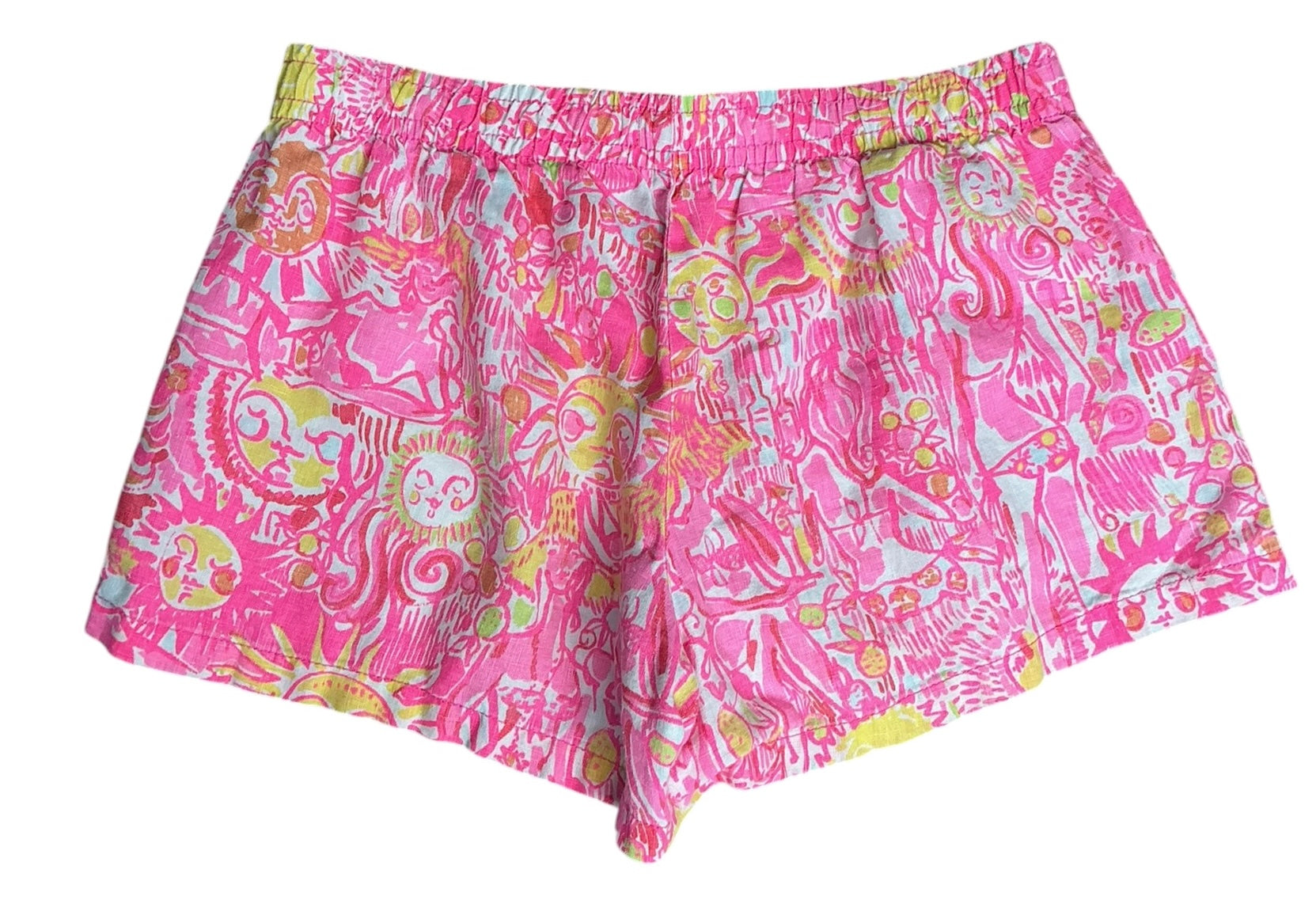 Lilly Pulitzer Katia Shorts Pink Pout More Kinis In The Keys - Size L