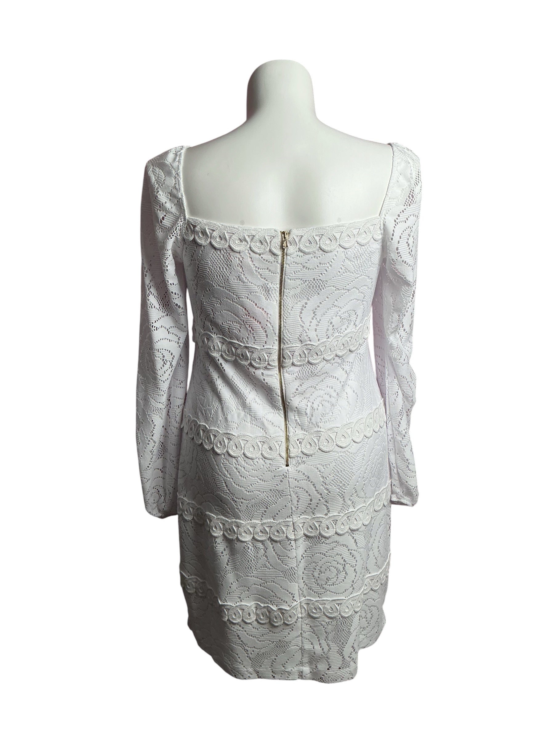 Lilly Pulitzer- NWT Zoella Dress Resort White Bungalow Blossom Lace Size 14