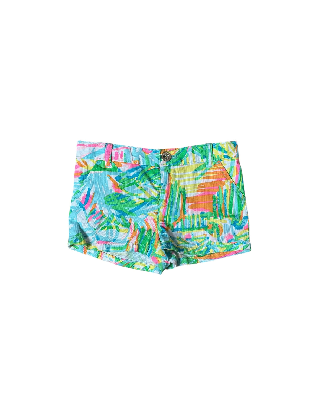 Lilly Pulitzer Kids Mini Callahan Short Sea Salt and Sun - Size 6