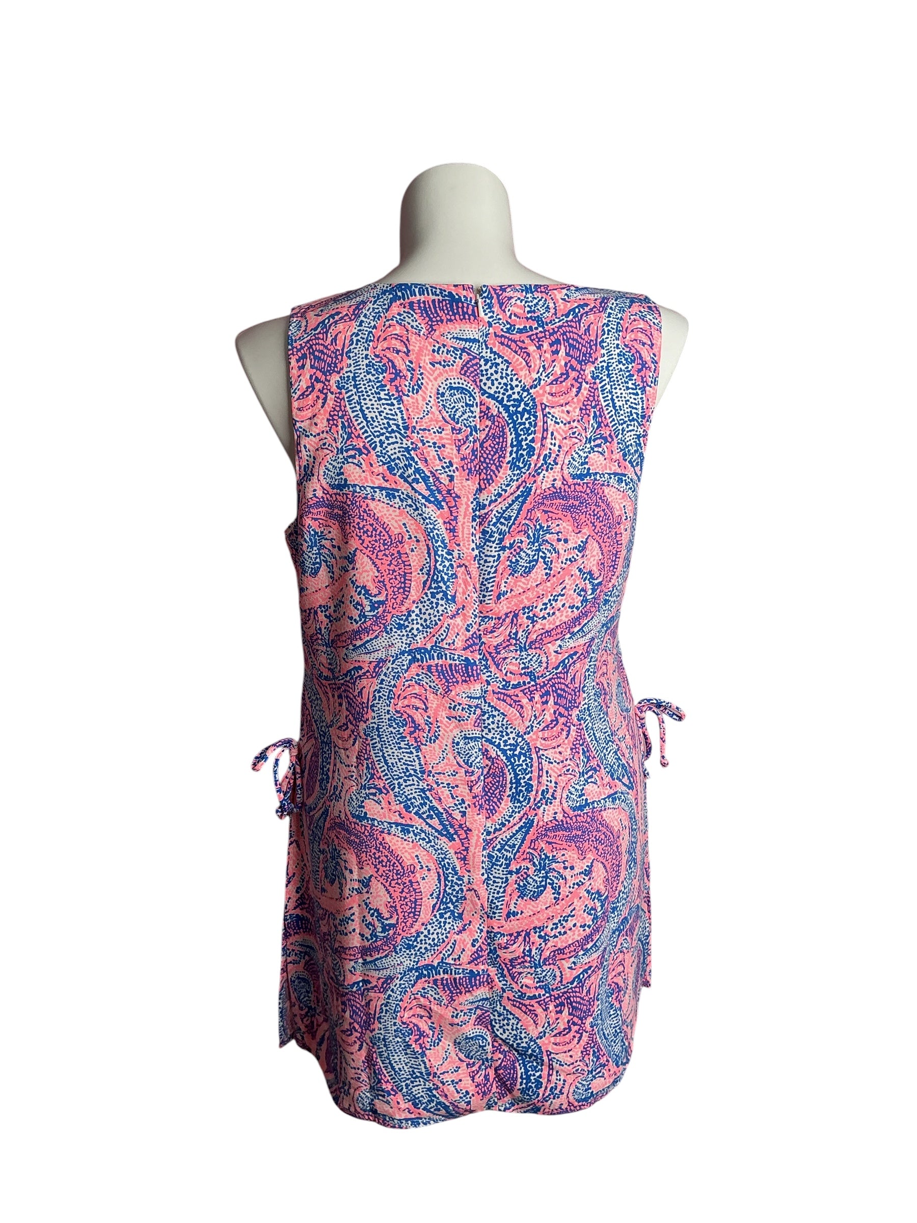 Lilly Pulitzer- NWT Donna Romper Coastal Blue Maybe Gator Engineered Size 16
