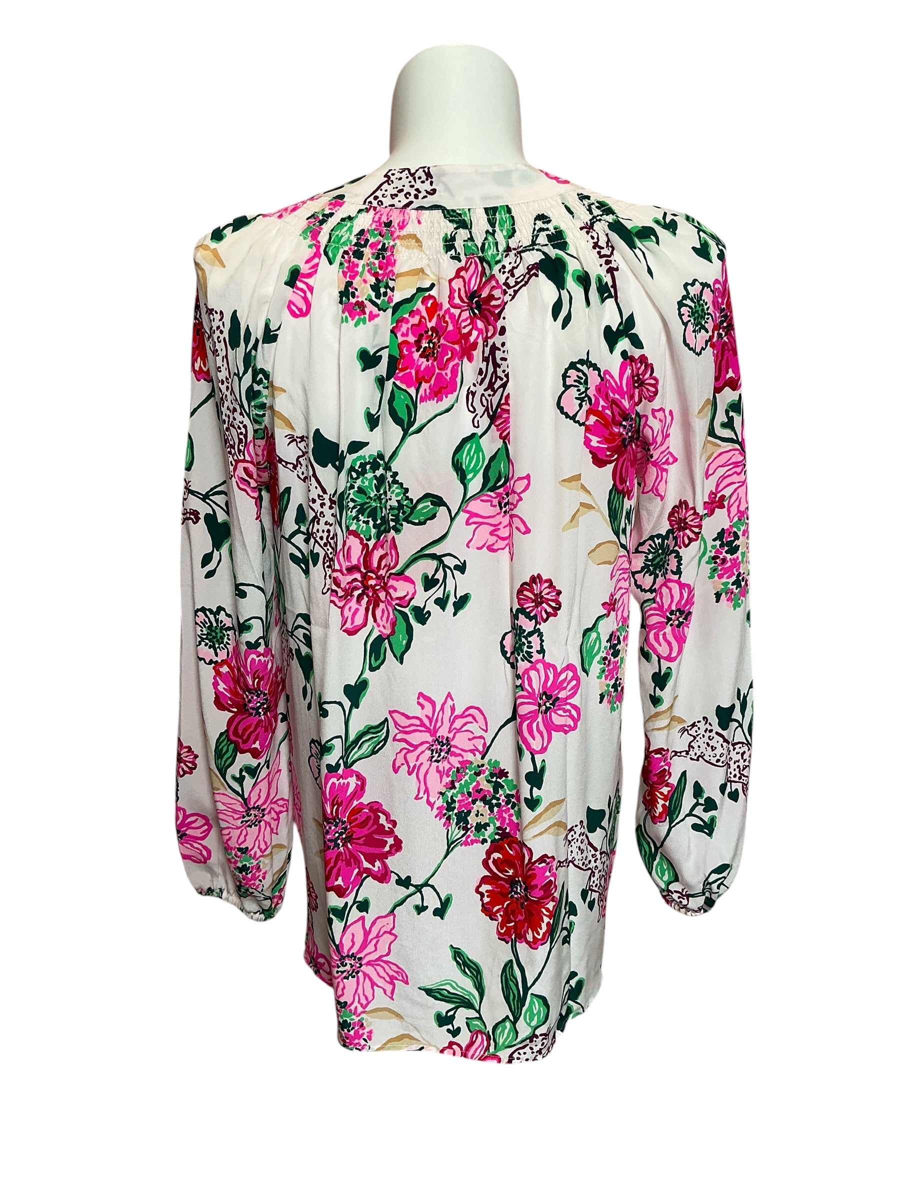 Lilly Pulitzer NWT Elsa Top Coconut Safari Sanctuary - Size XL