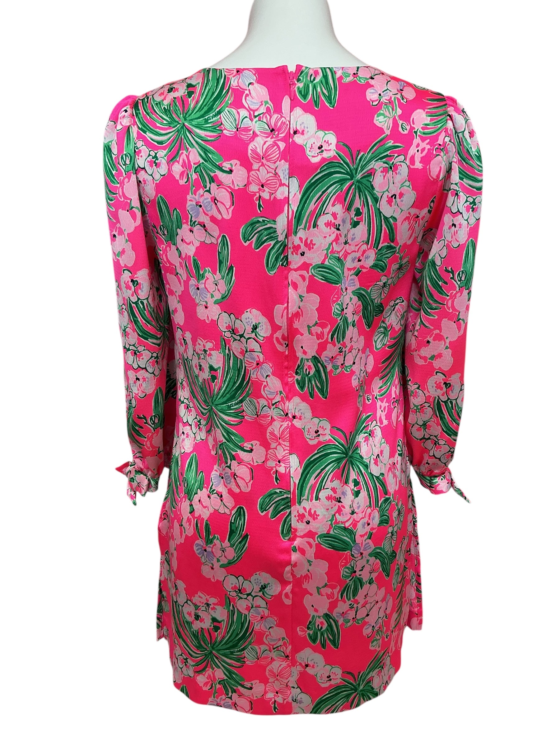 Lilly Pulitzer Maude Long Sleeve Romper Roxie Pink Worth A Look - Size 4