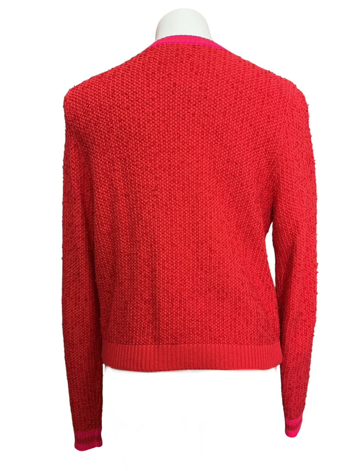 Lilly Pulitzer Nalayna Cardigan Ruby Red / Neon Pink - Size M