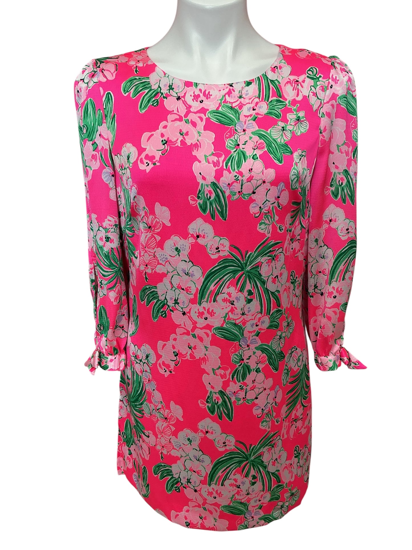 Lilly Pulitzer Maude Long Sleeve Romper Roxie Pink Worth A Look - Size 4