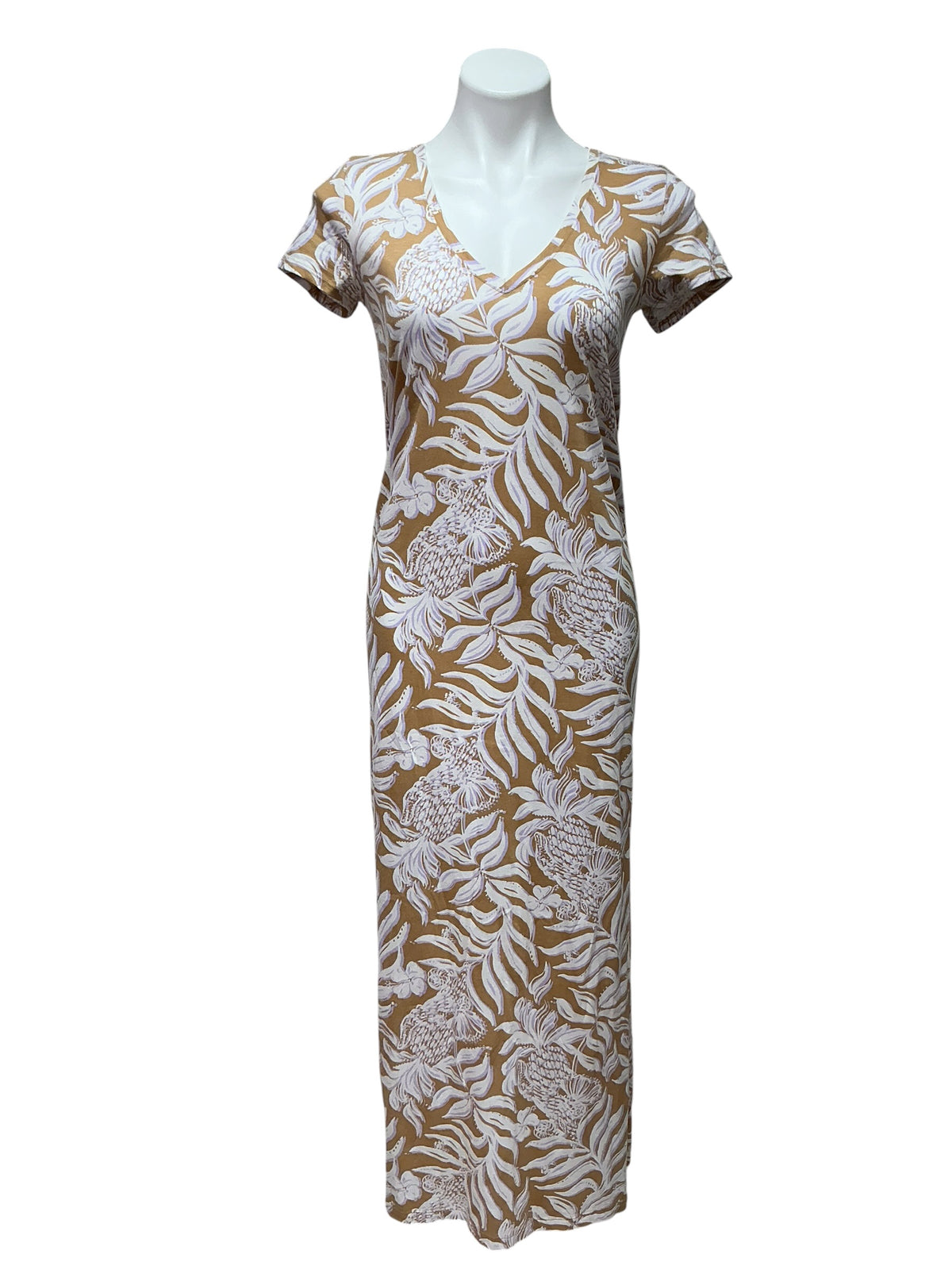 Lilly Pulitzer Etta Maxi Dress Rattan Bon Vivants - Size XS