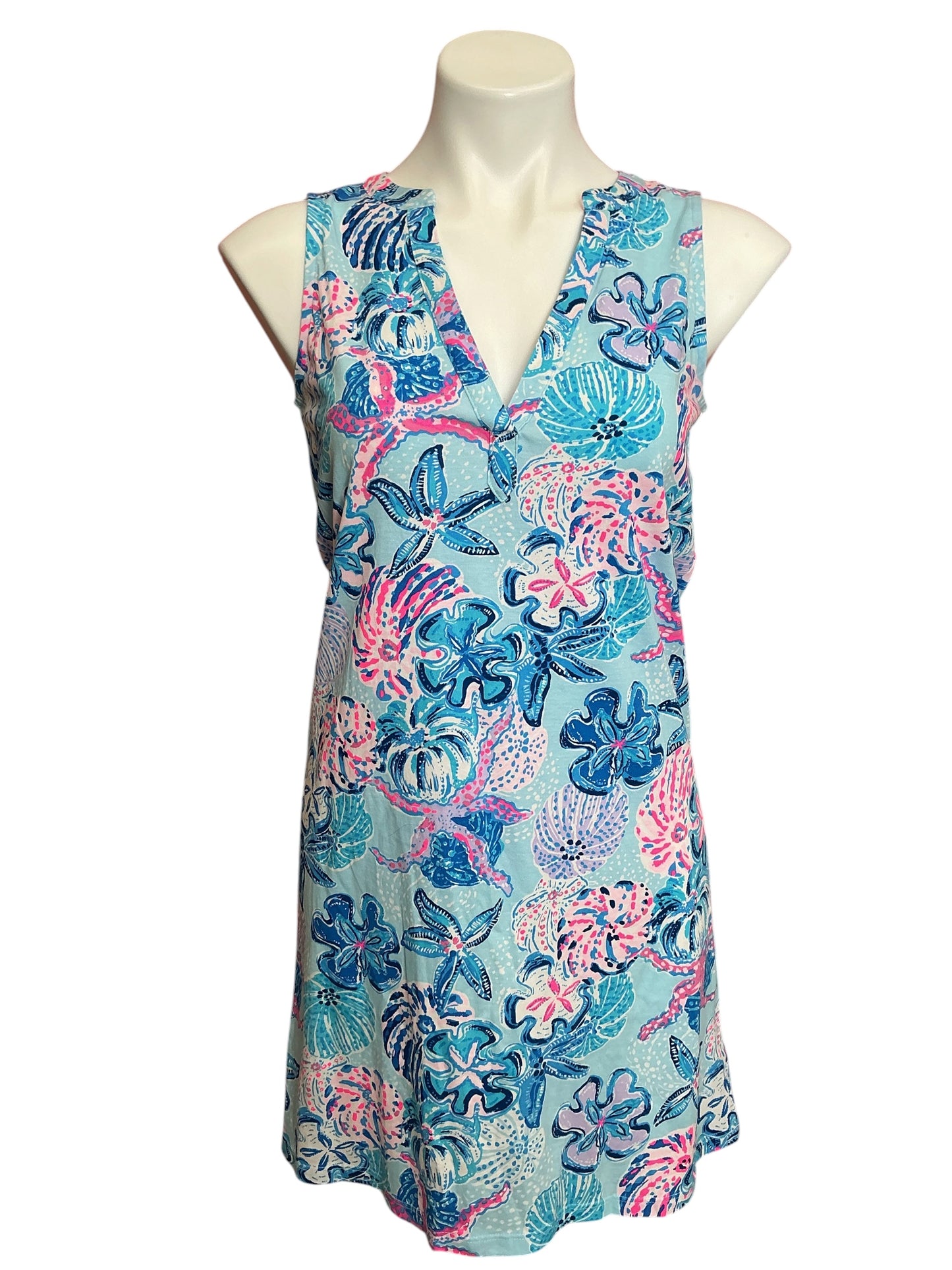 Lilly Pulitzer Dev Dress Bahamas Beachcomber - Size XS