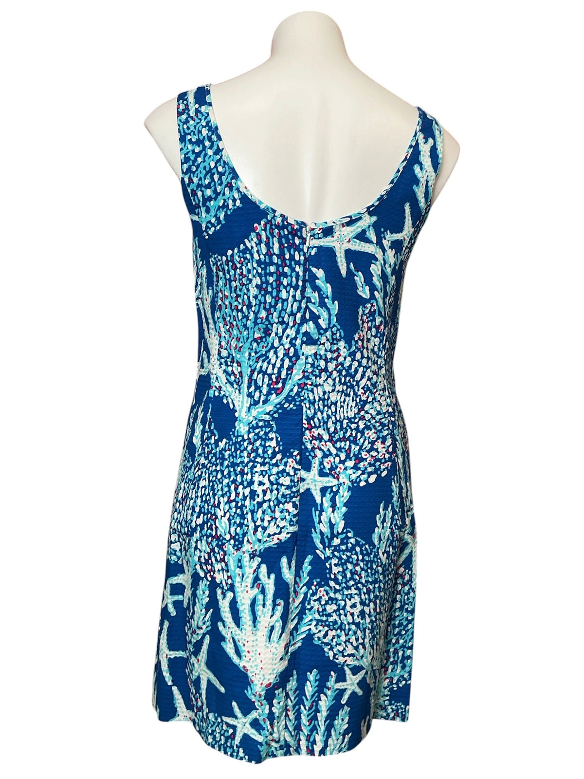 Lilly Pulitzer NWT Ember Shift Dress Brewster Blue Good Reef - Size 8