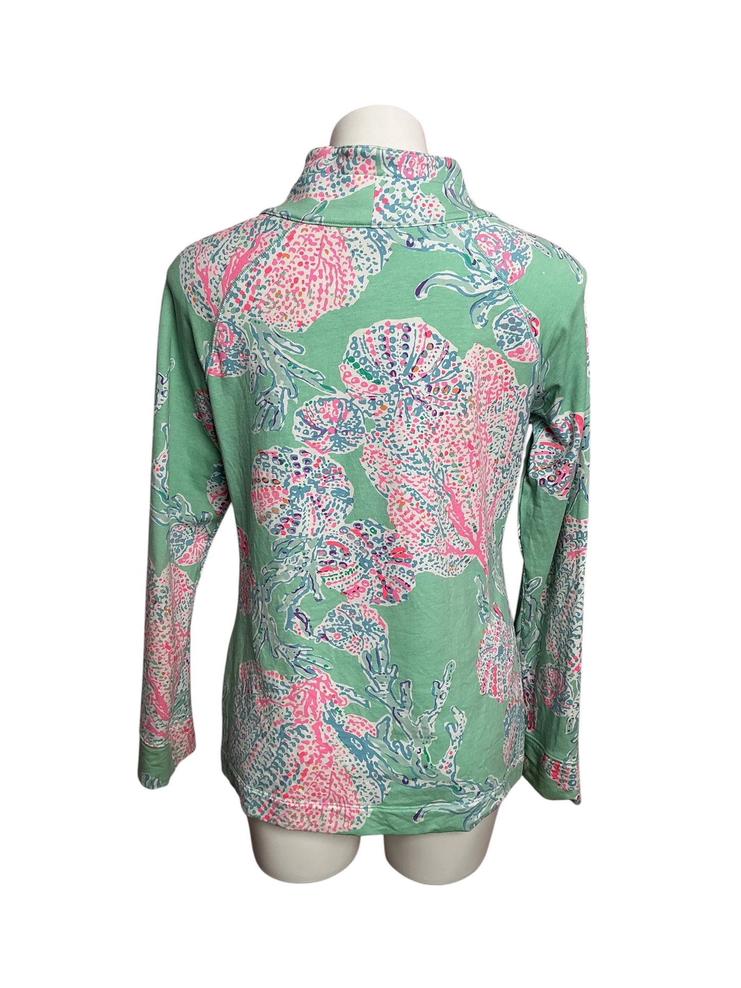 Lilly Pulitzer UPF 50+ Skipper Popover Minty Fresh Fansea - Size M