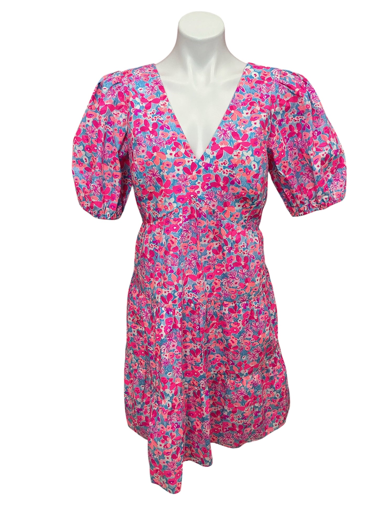 Lilly Pulitzer Nalani Dress Aura Pink Baby Bloomer - Size 16