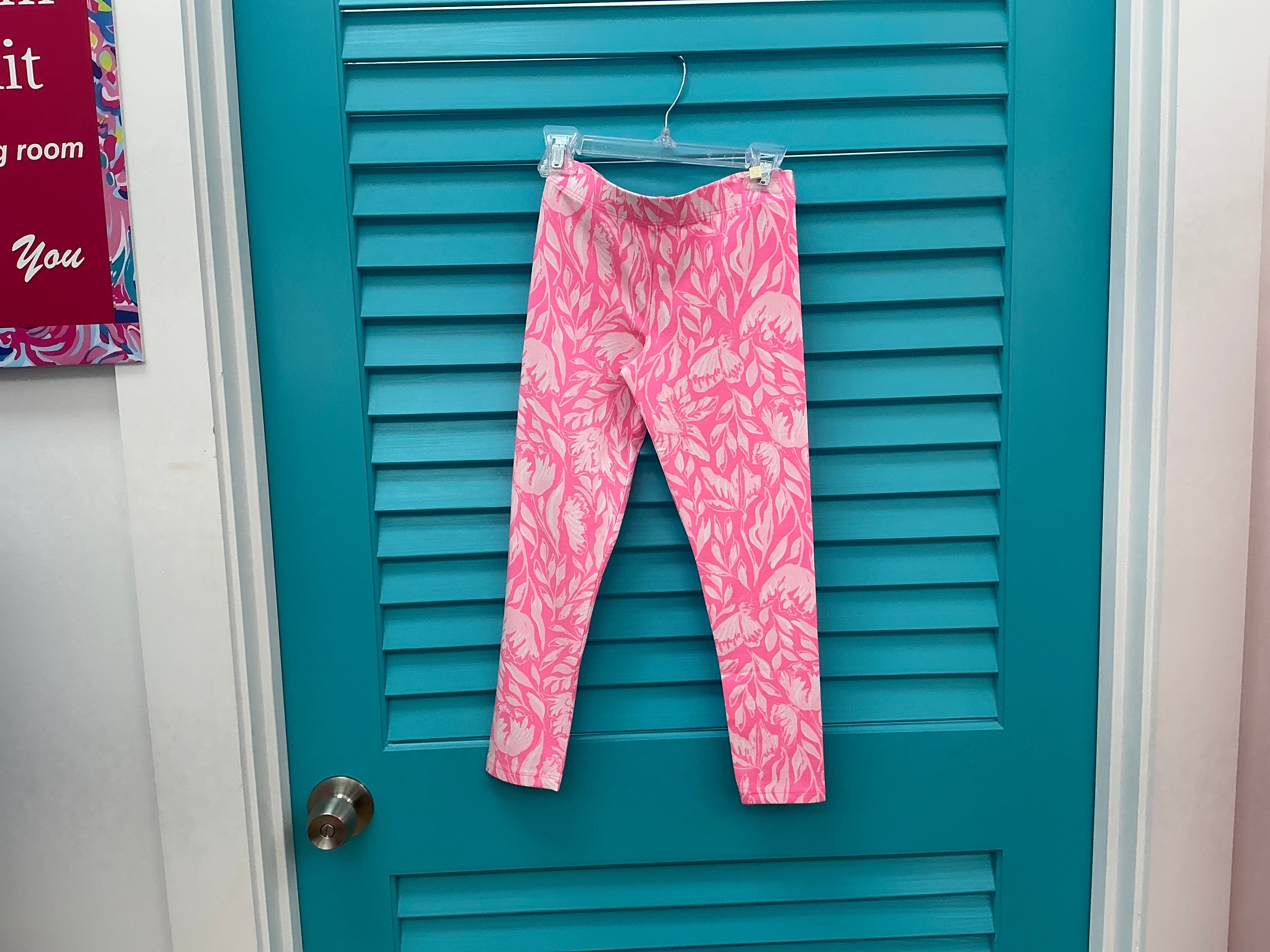 Lilly Pulitzer Maia Legging Rousseau Pink Tulip To Tango - Size M