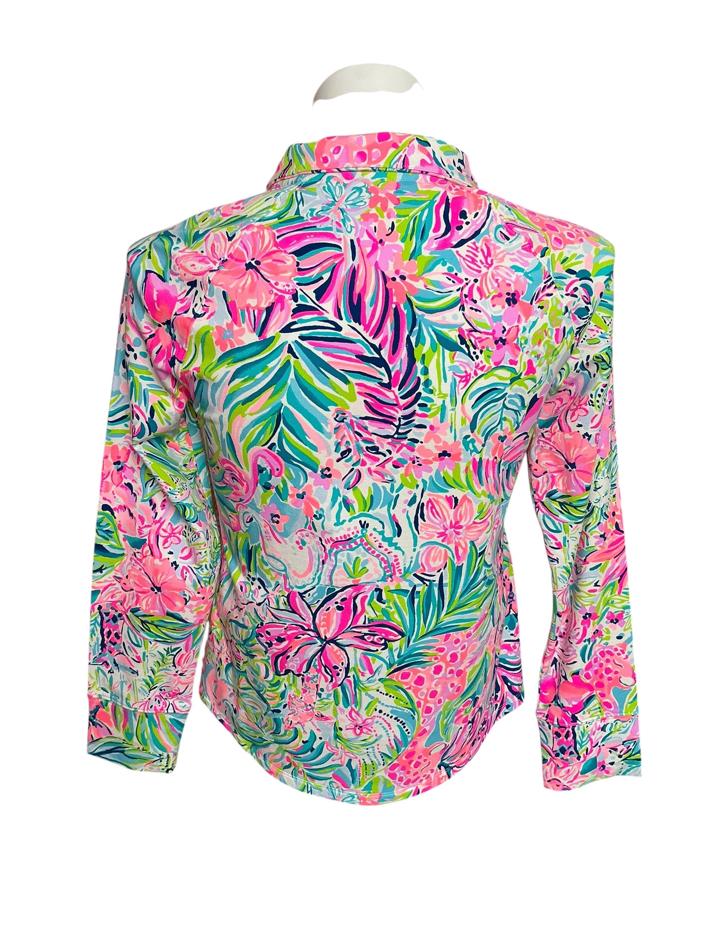 Lilly Pulitzer UPF 50+ Skipper Popover Multi Lillys Favorite Things - Size M