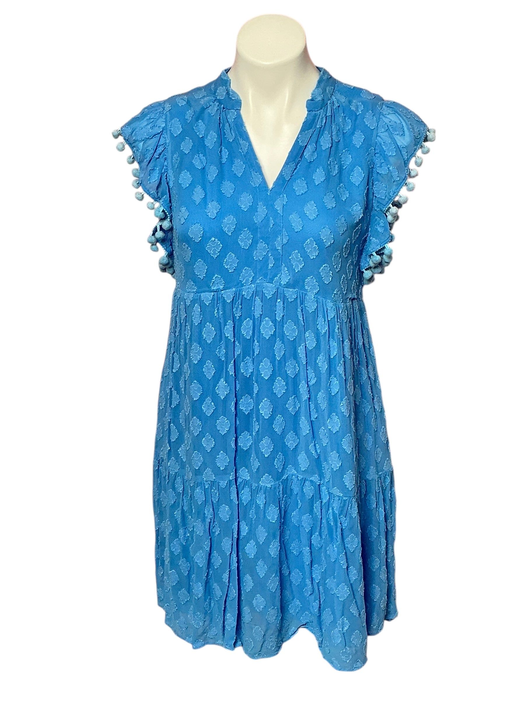 Lilly Pulitzer Arleah Mini Dress - Blue Thistle Daiquiri Ditsy Rayon Clip - Size 2