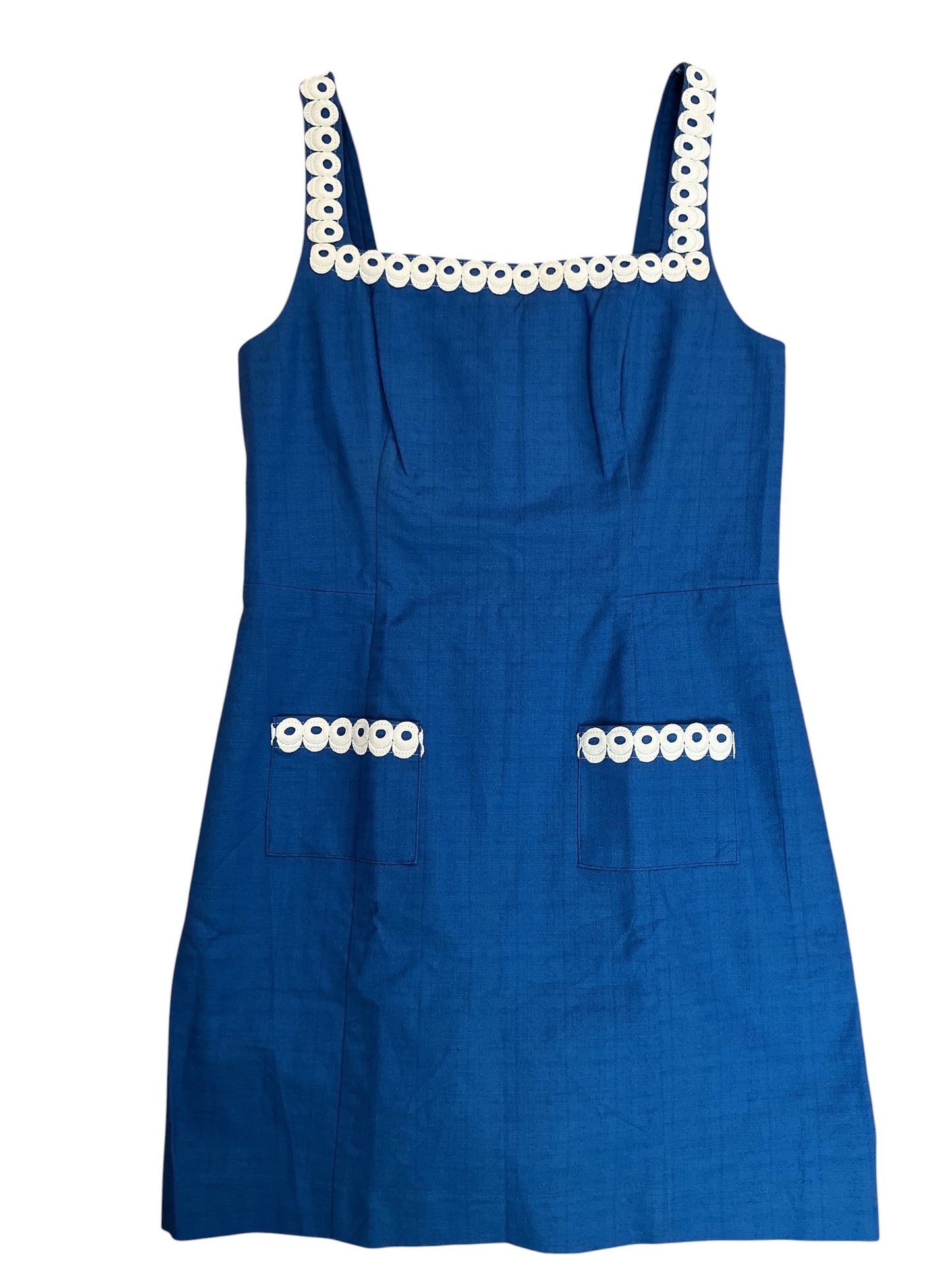 Lilly Pulitzer Isleen Skirted Romper Barton Blue - Size 4