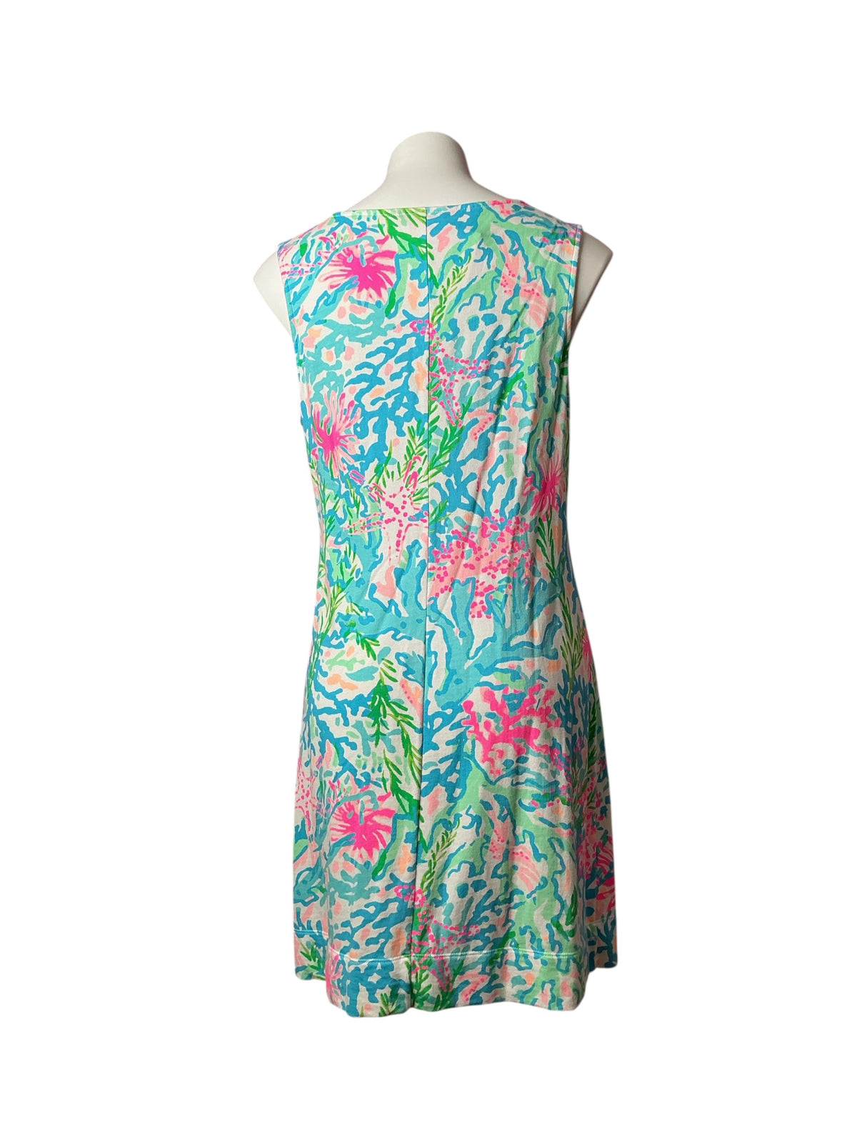 Lilly Pulitzer Harper Shift Dress Multi Coral Bay - Size L