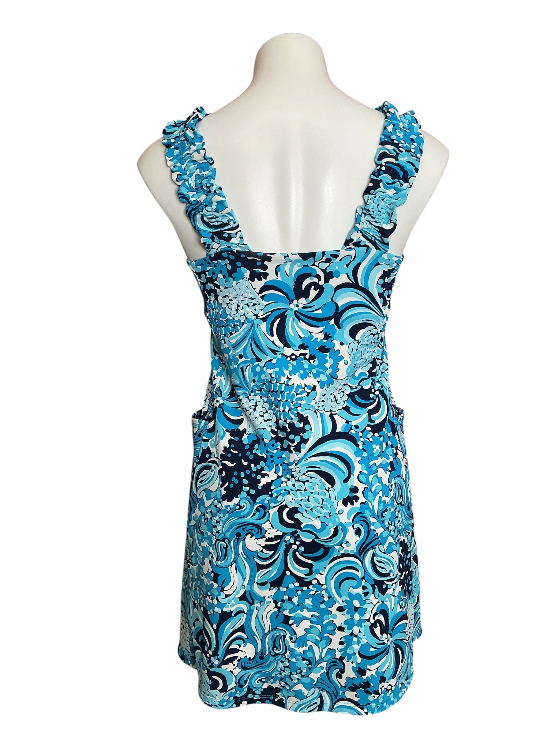 Lilly Pulitzer Luxletic UPF 50+ Noelani Activewear Dress Mermaizing - Size S