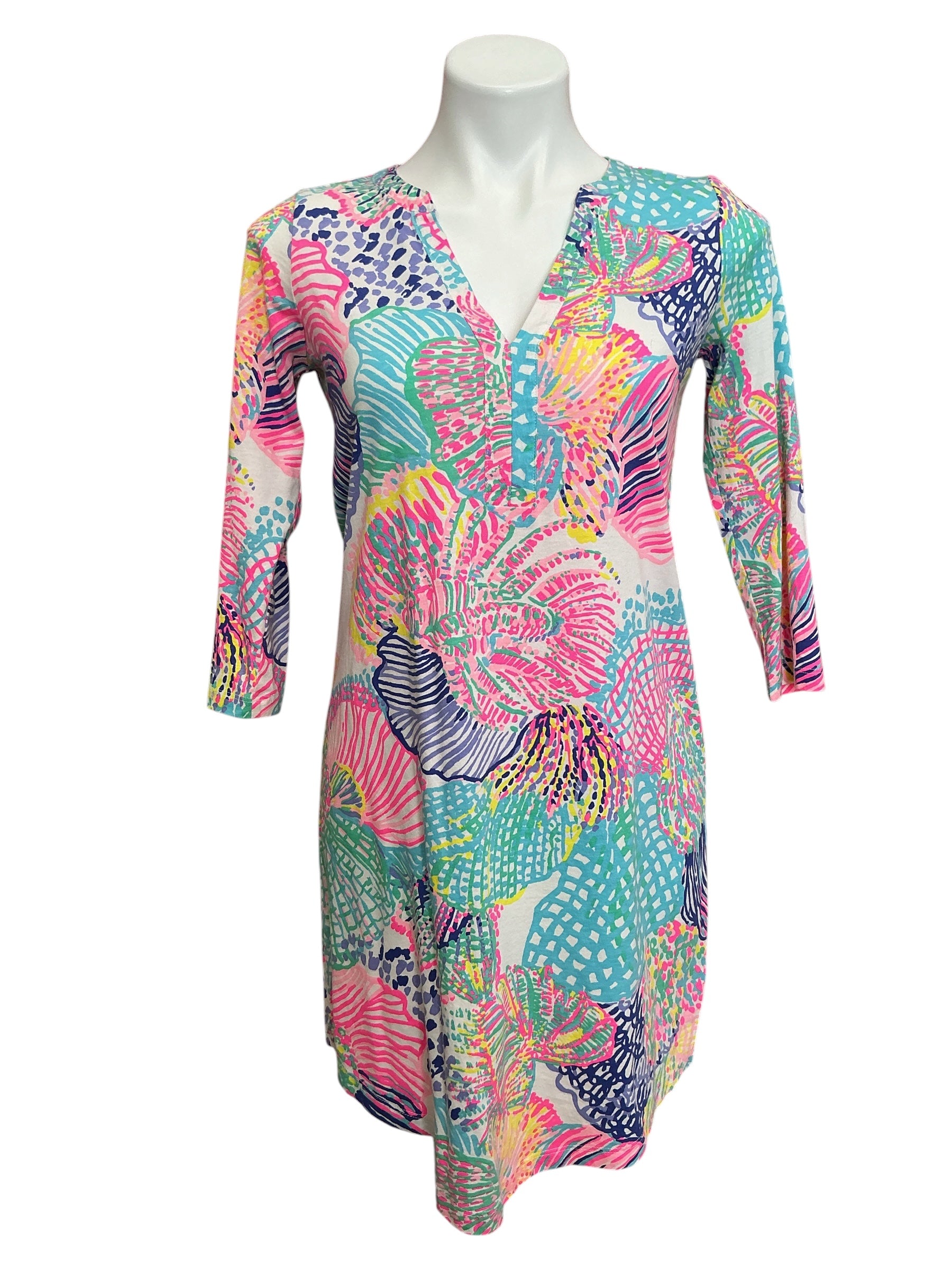 Lilly Pulitzer Ali Dress Roar Of The Seas - Size XS