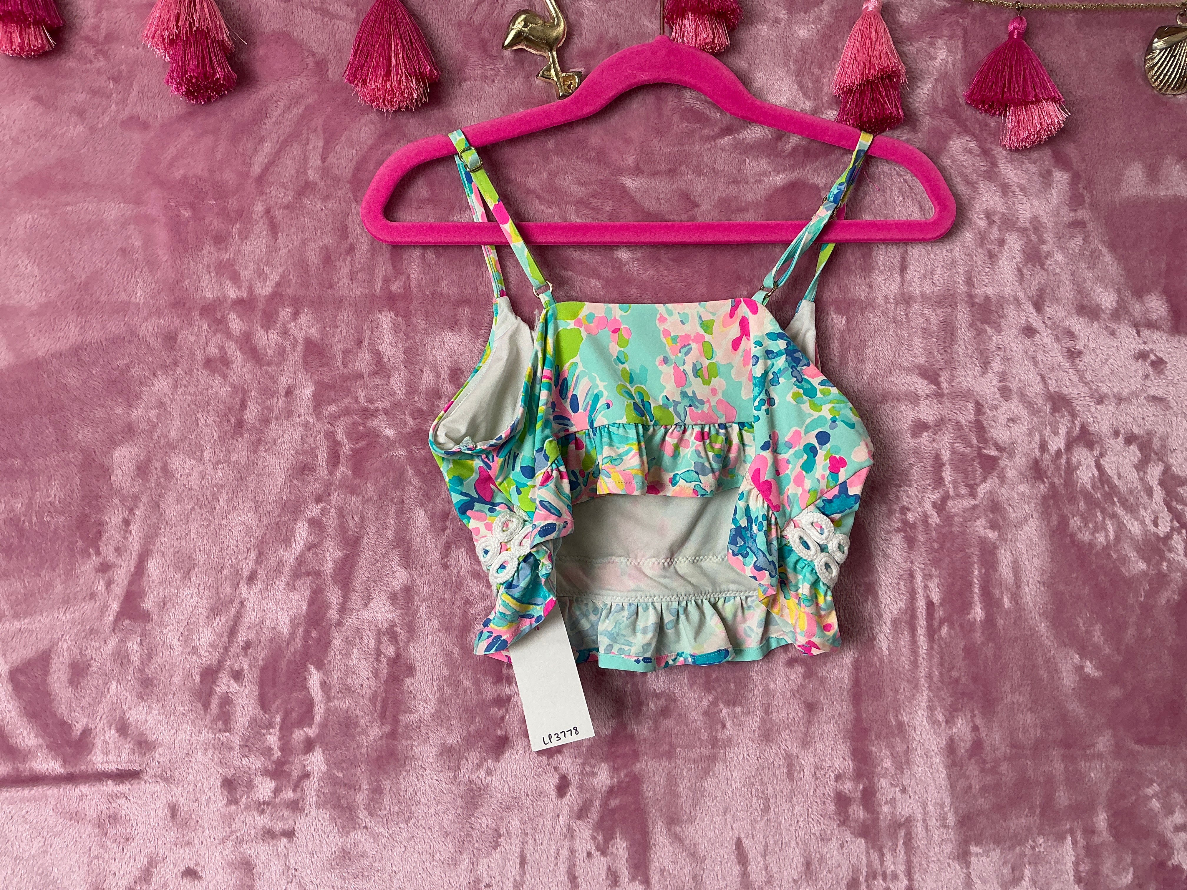Lilly Pulitzer Kids Bikini Top - Size 14