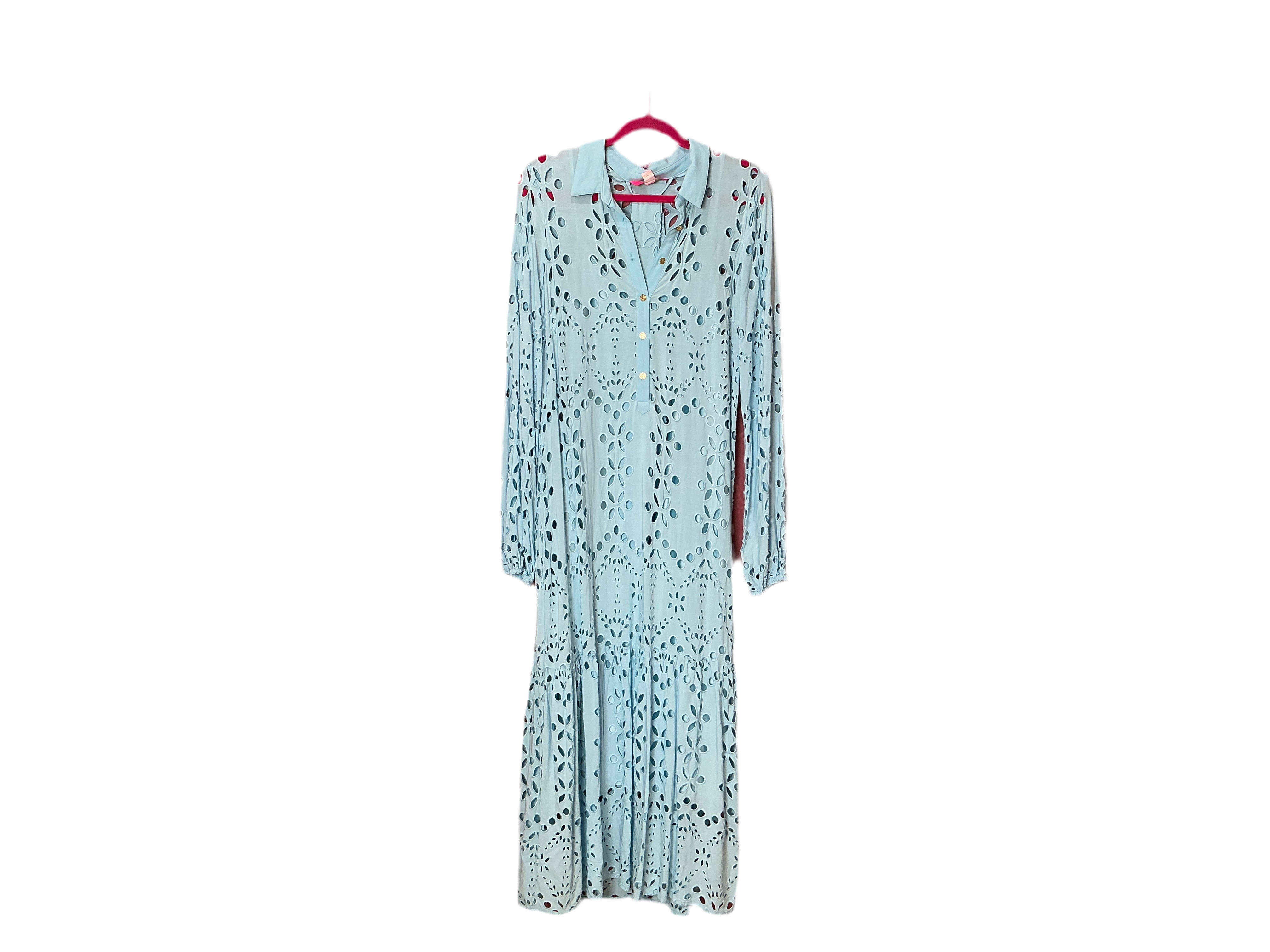 Lilly Pulitzer Zia Long Sleeve Maxi Size 10