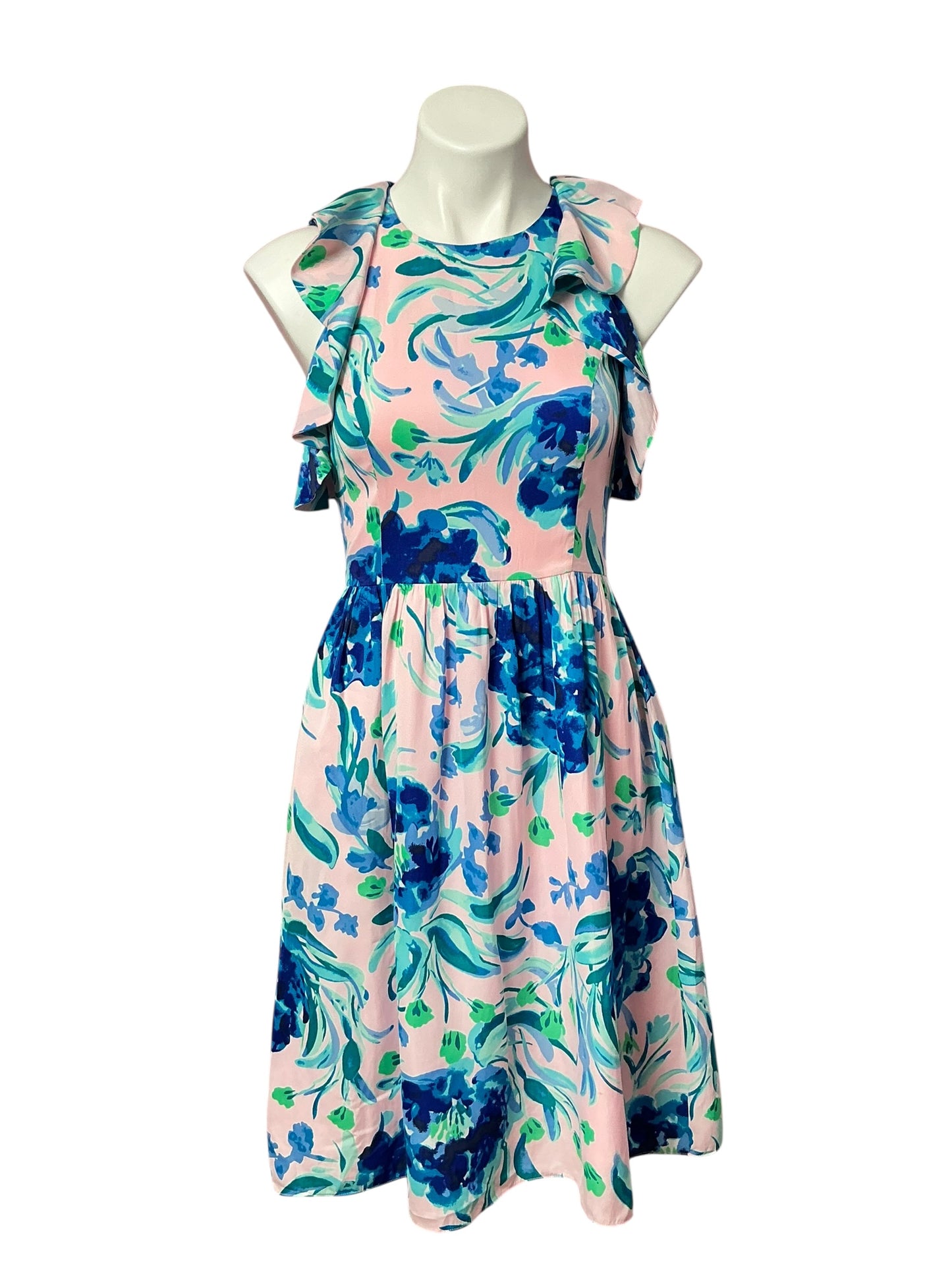 Lilly Pulitzer Rory Dress - Pink Tropics Sweet Pea - Size 0