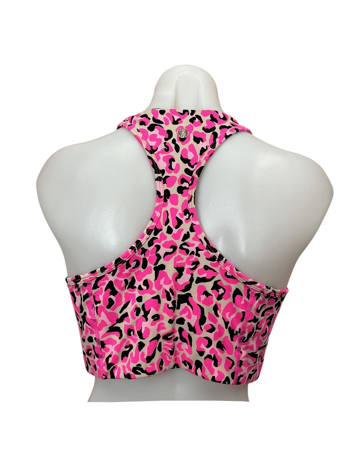 Lilly Pulitzer Lindsay Sports Bra My Favorite Spot Pink Topaz - Size M