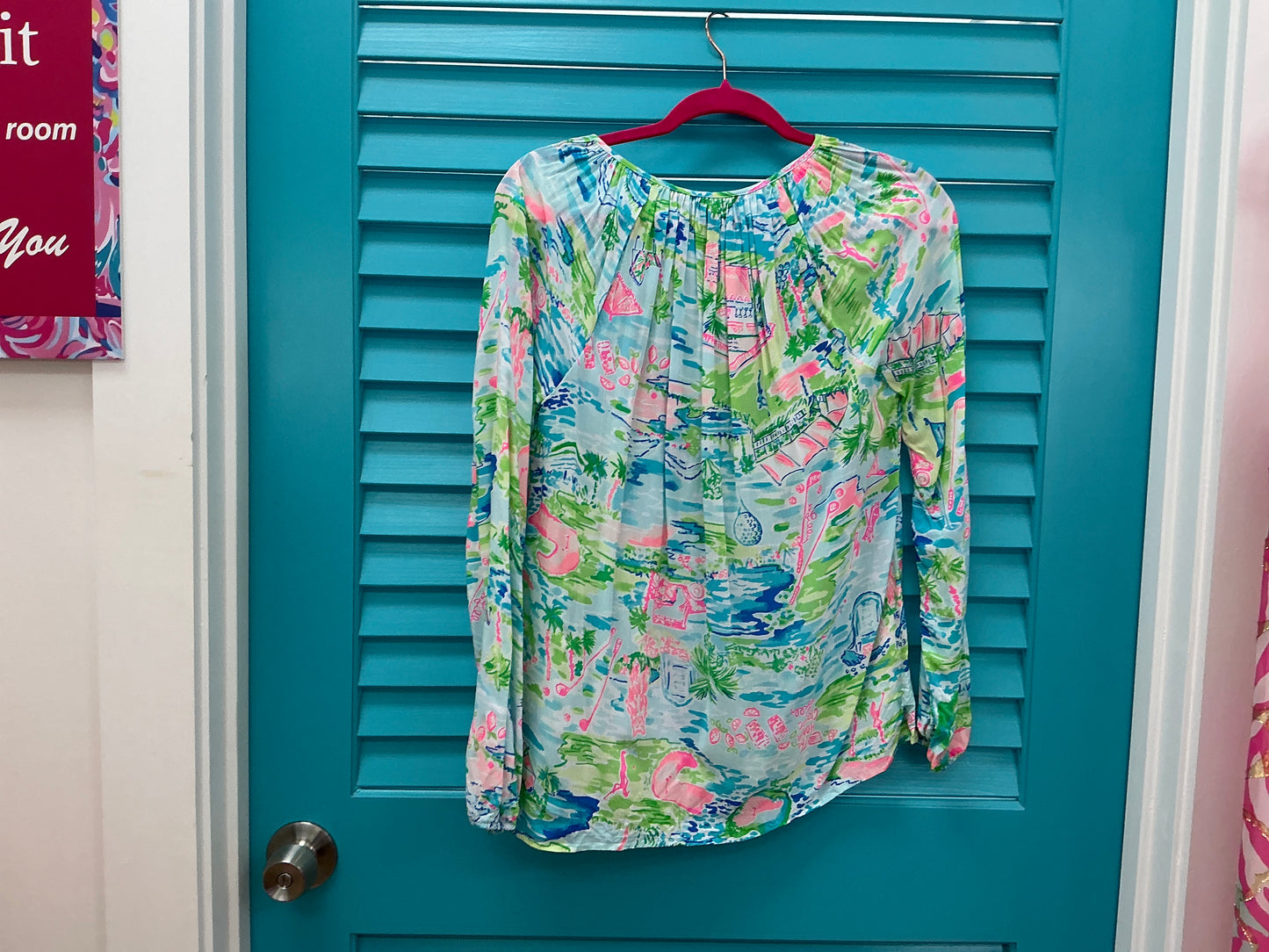 Lilly Pulitzer Long Sleeve Top - Size XS