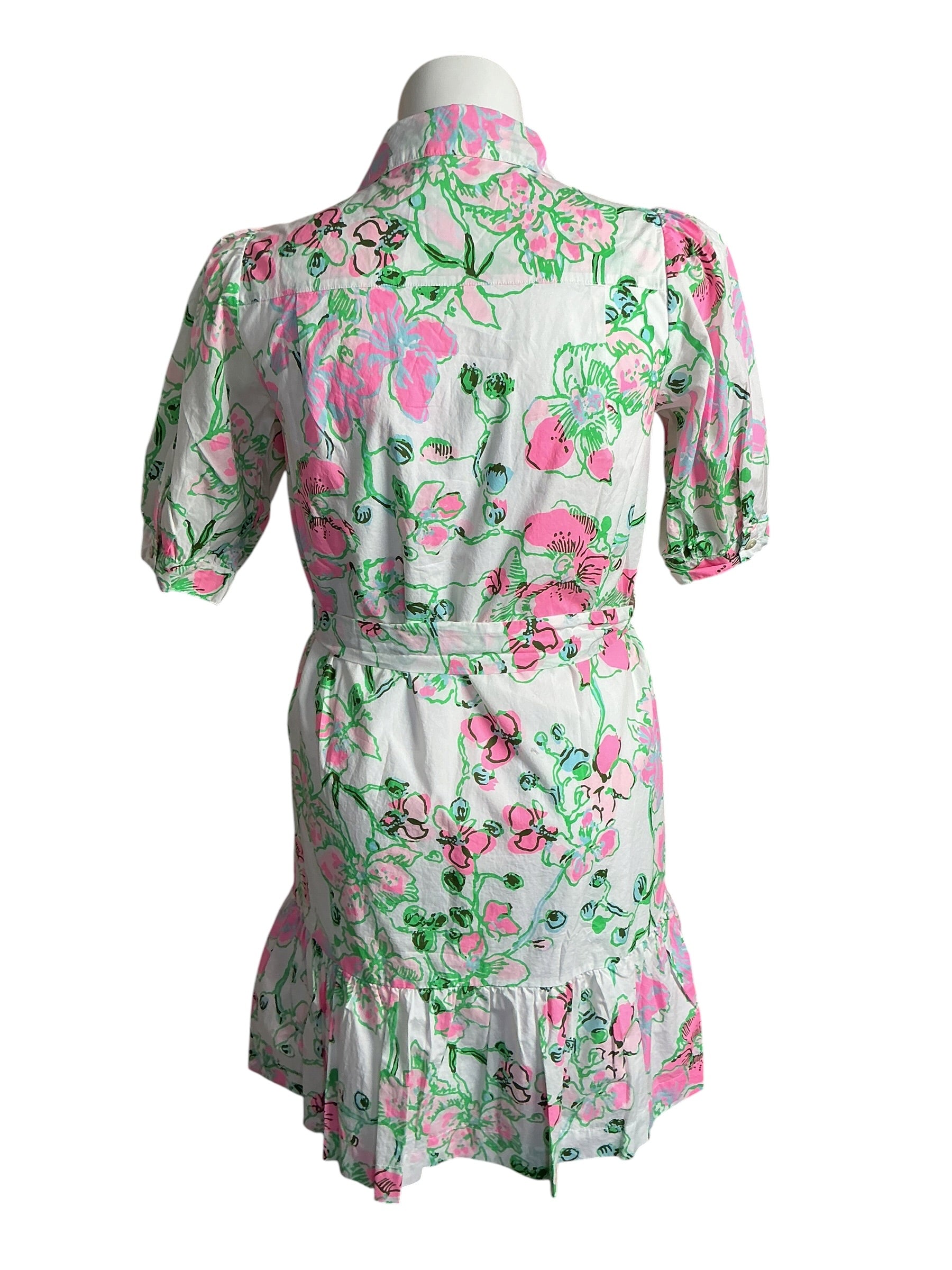 Lilly Pulitzer NWT Sashira Dress Multi Oversized Orchids - Size 12