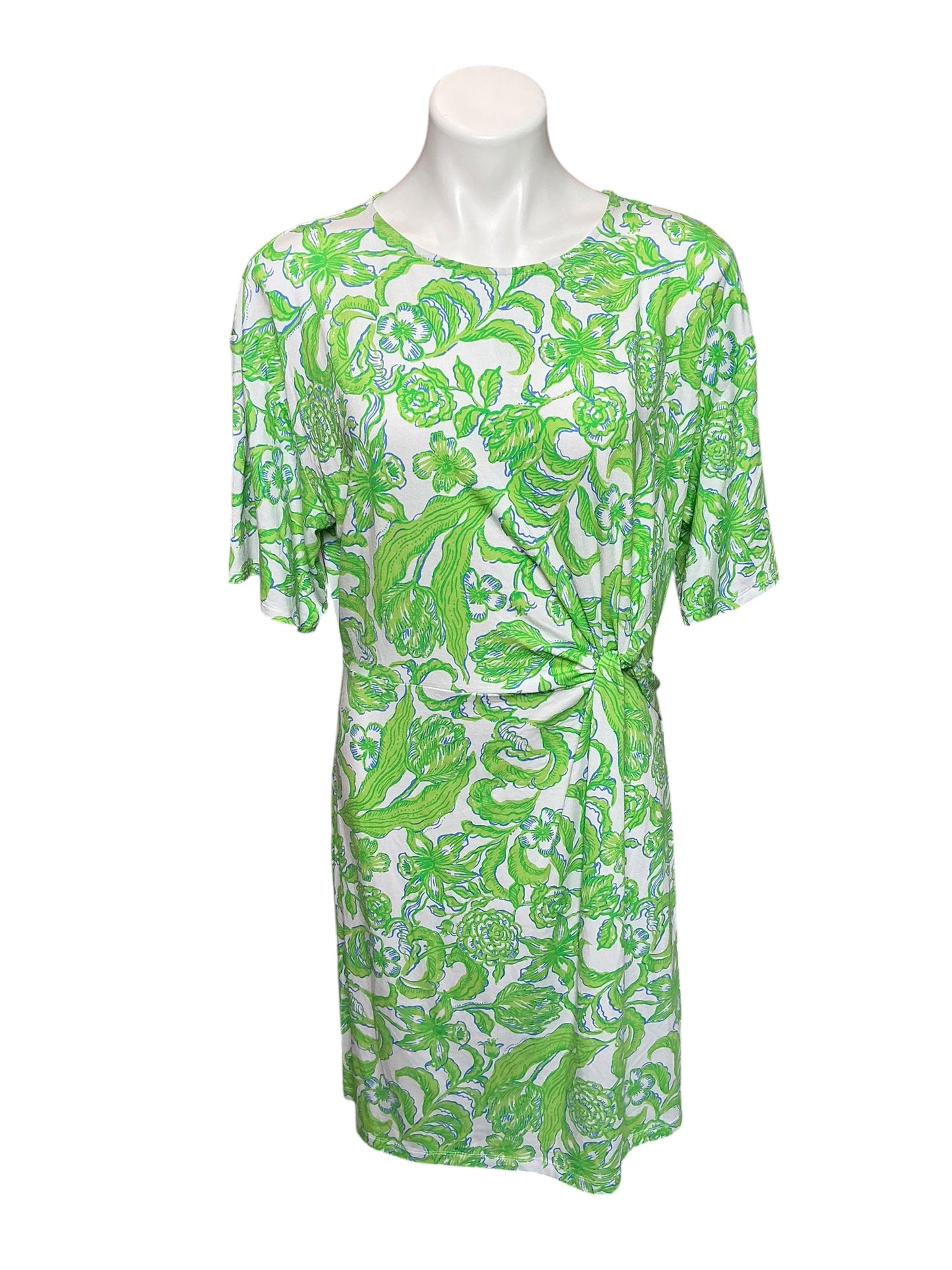 Lilly Pulitzer Shaw Dress Resort White Daffodil Hill - Size L