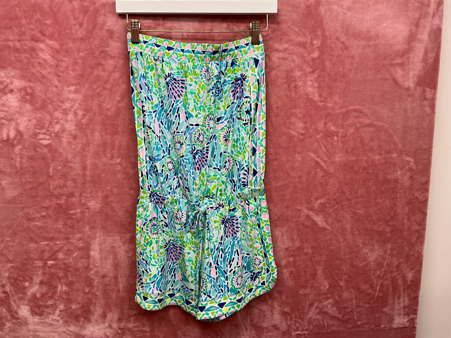 Lilly Pulitzer Rikki Romper NWT, Blue Ibiza , Open Water Size XXS
