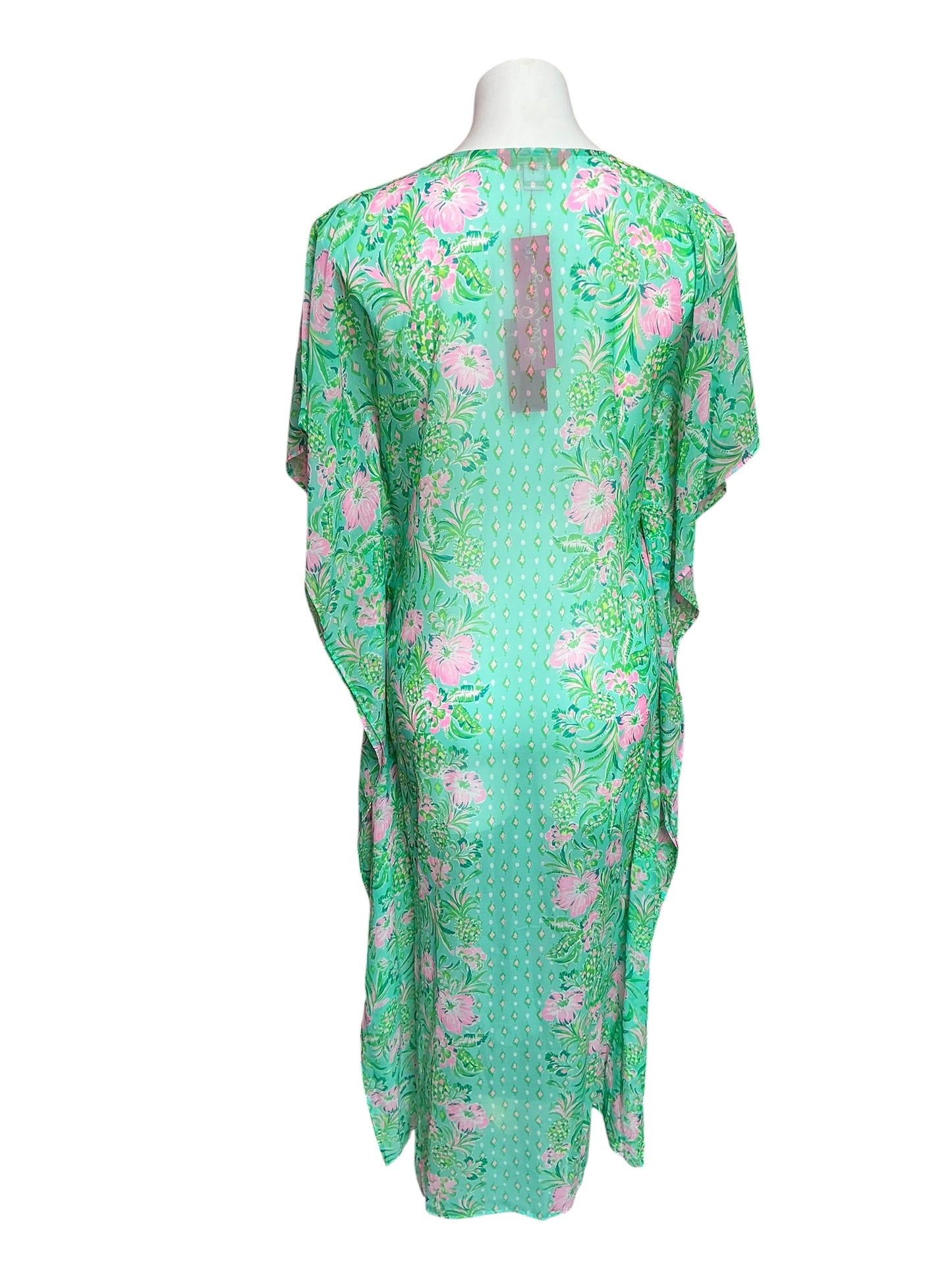 Lilly Pulitzer NWT Cuca Coverup Surf Blue Oh Diamond Girl Engineered - Size XXS/XS