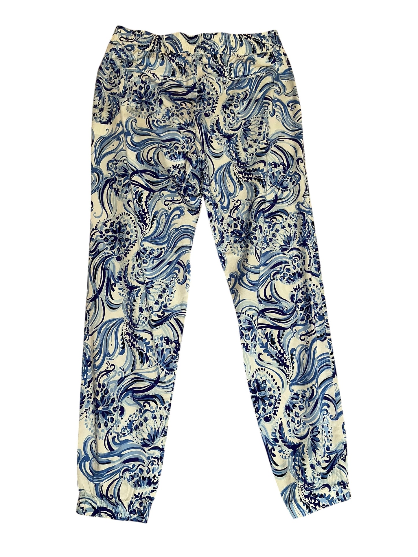 Lilly Pulitzer NWT Rici Stretch Pant Resort White Don’t Be Jelly - Size S