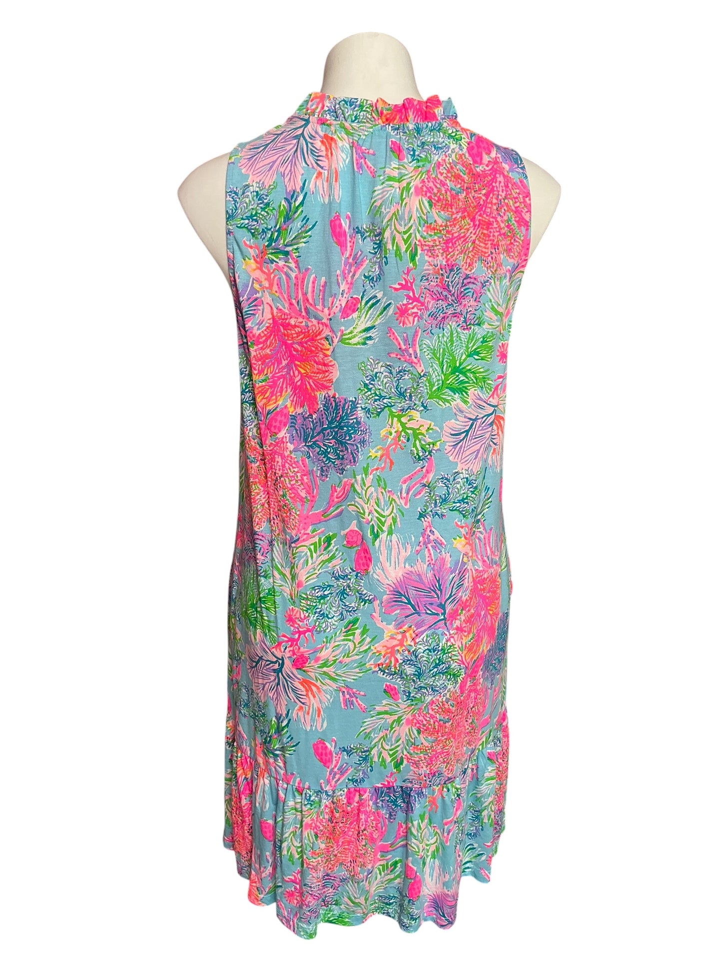 Lilly Pulitzer NWT Malone Dress Celestial Blue Cay To My Heart - Size M