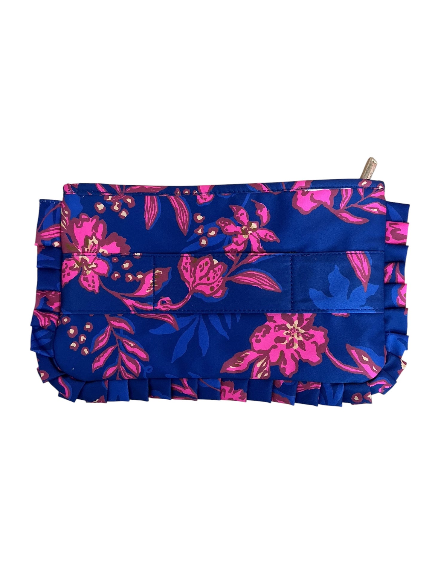 Lilly Pulitzer Ruffle Pouchette Clutch Never Ending Summer