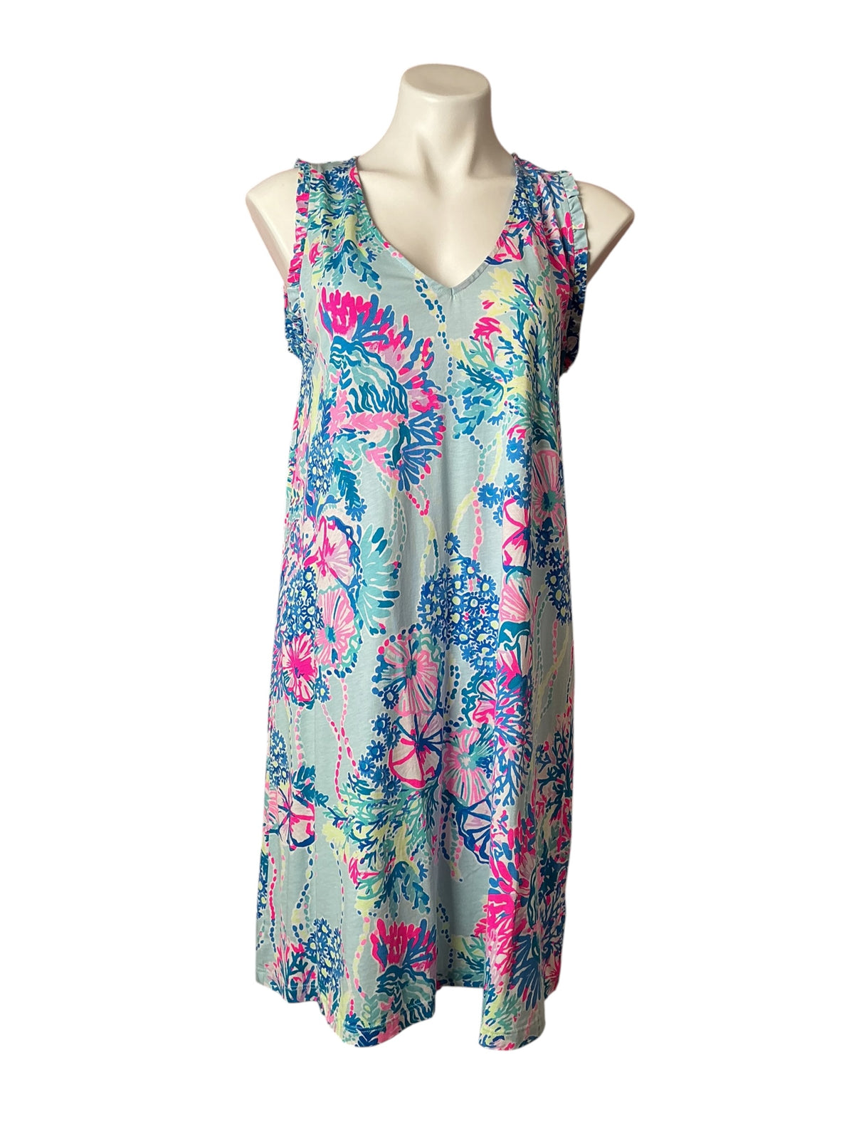 Lilly Pulitzer Aron Swing Dress Beach You To It - Size M