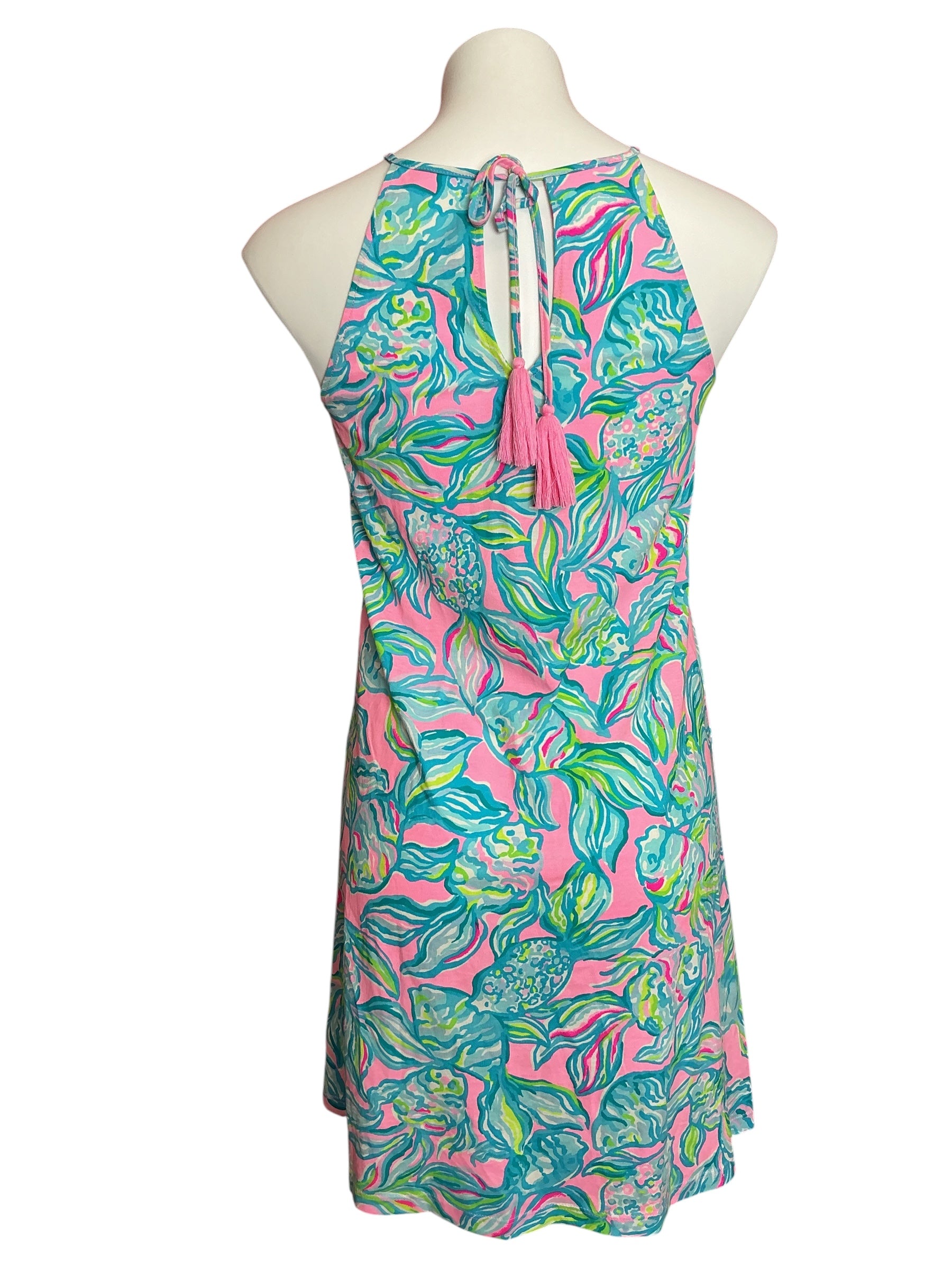 Lilly Pulitzer Margot Swing Dress Pelican Pink Off The Scales - Size XXS