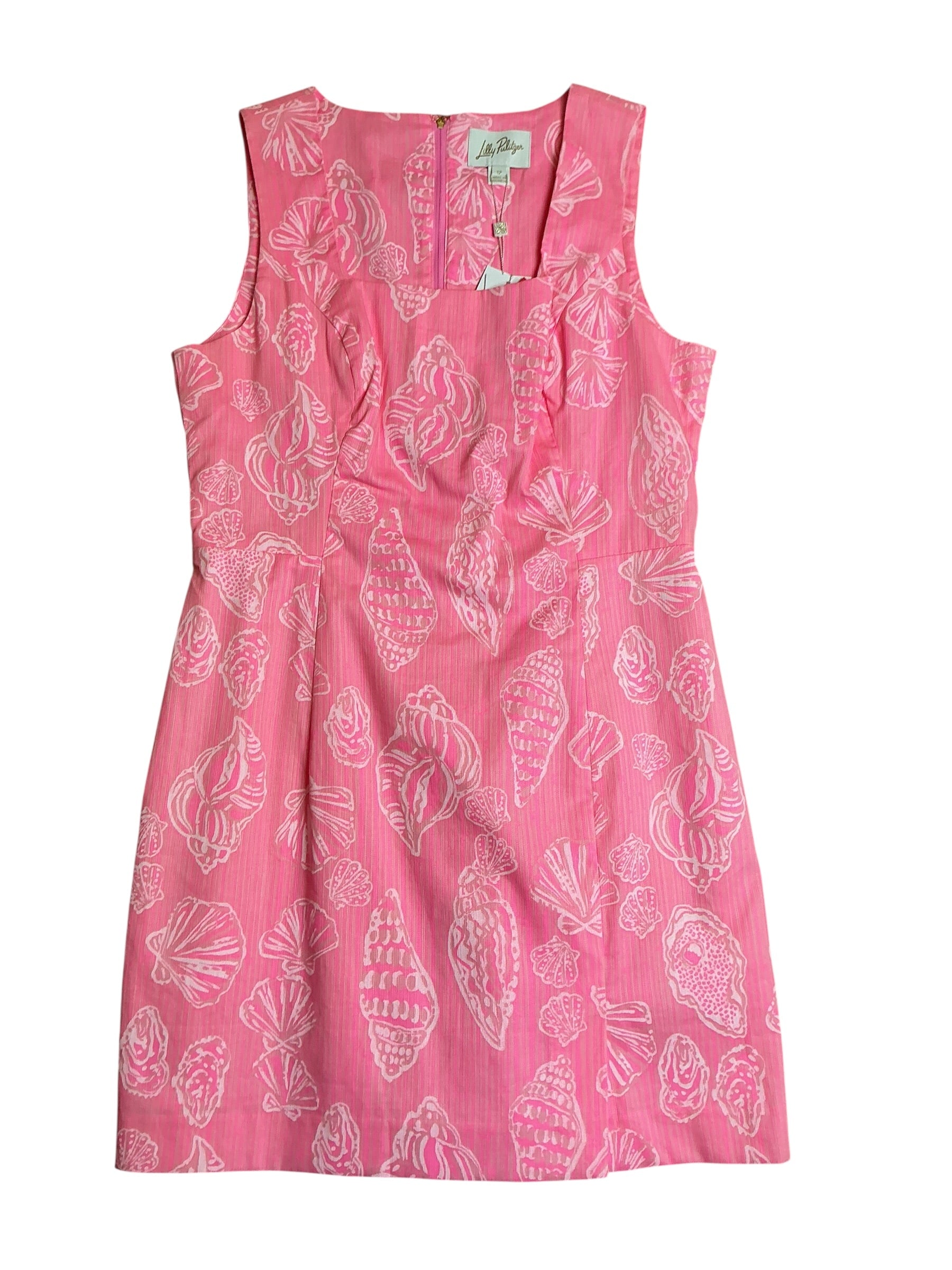Lilly Pulitzer NWT Kalinara Stretch Romper Rousseau Pink Cool As Shell - Size 12