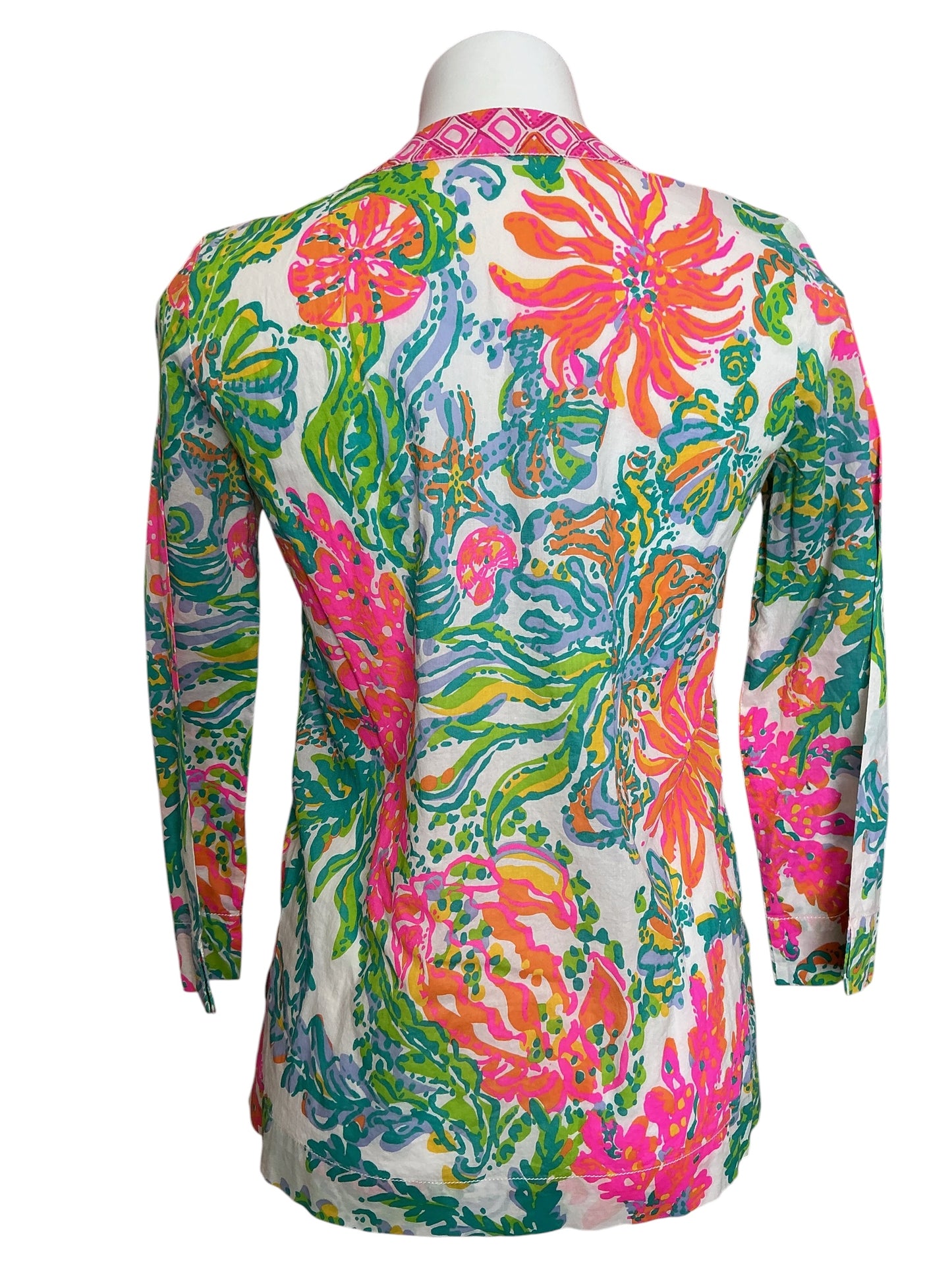Lilly Pulitzer Amelia Island Tunic Casa Marina - Size XS