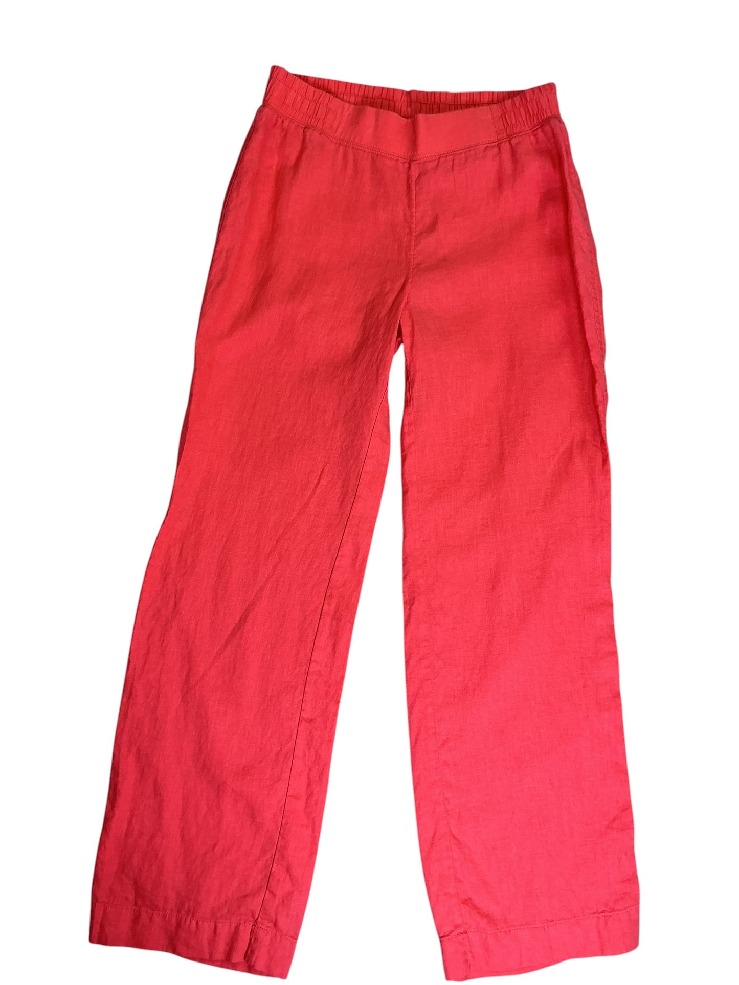 Lilly Pulitzer Deri Linen Palazzo Pant Mizner Red - Size S