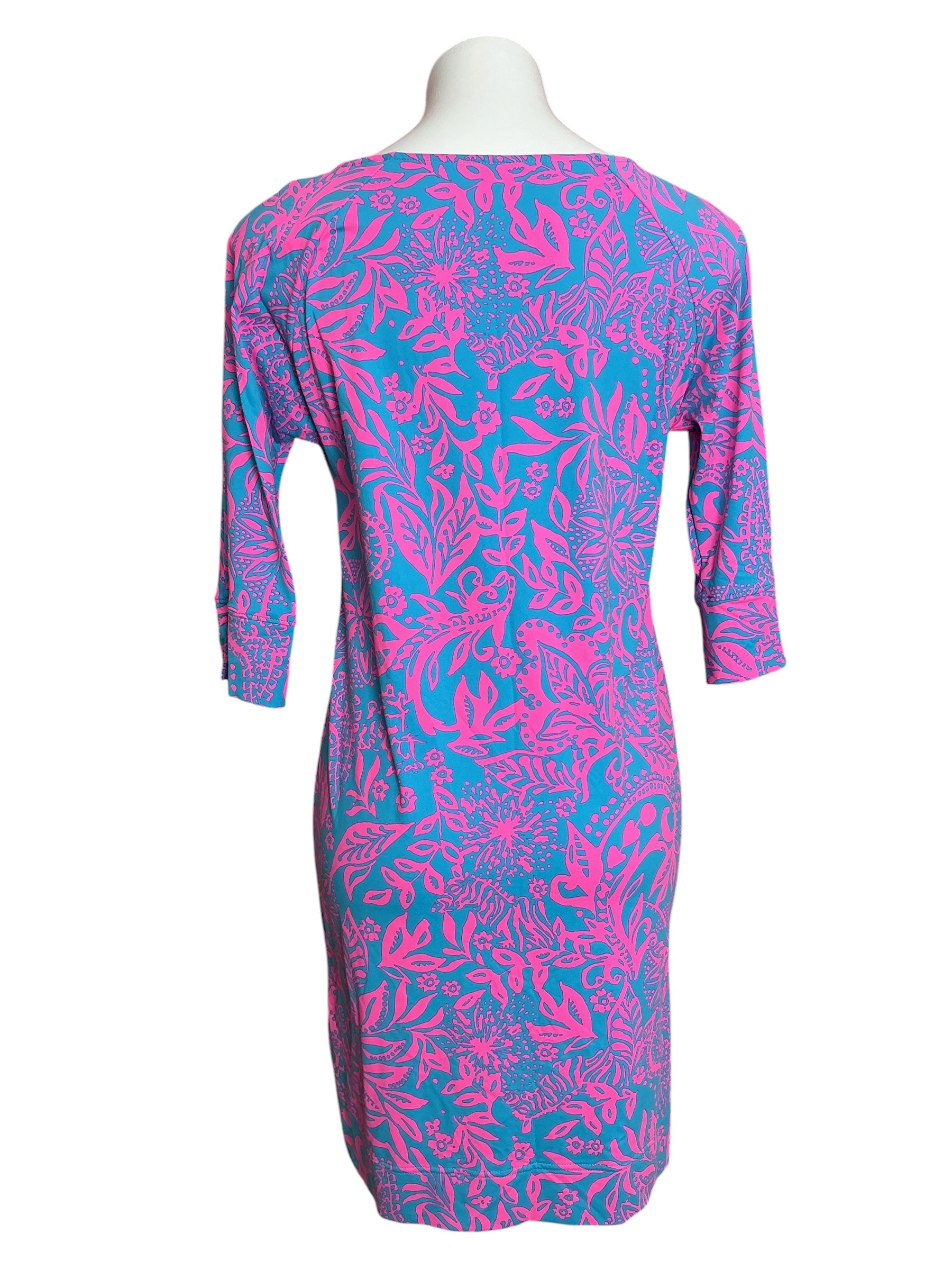 Lilly Pulitzer ChillyLilly Braedyn Aura Pink Leaf An Impression - Size XS