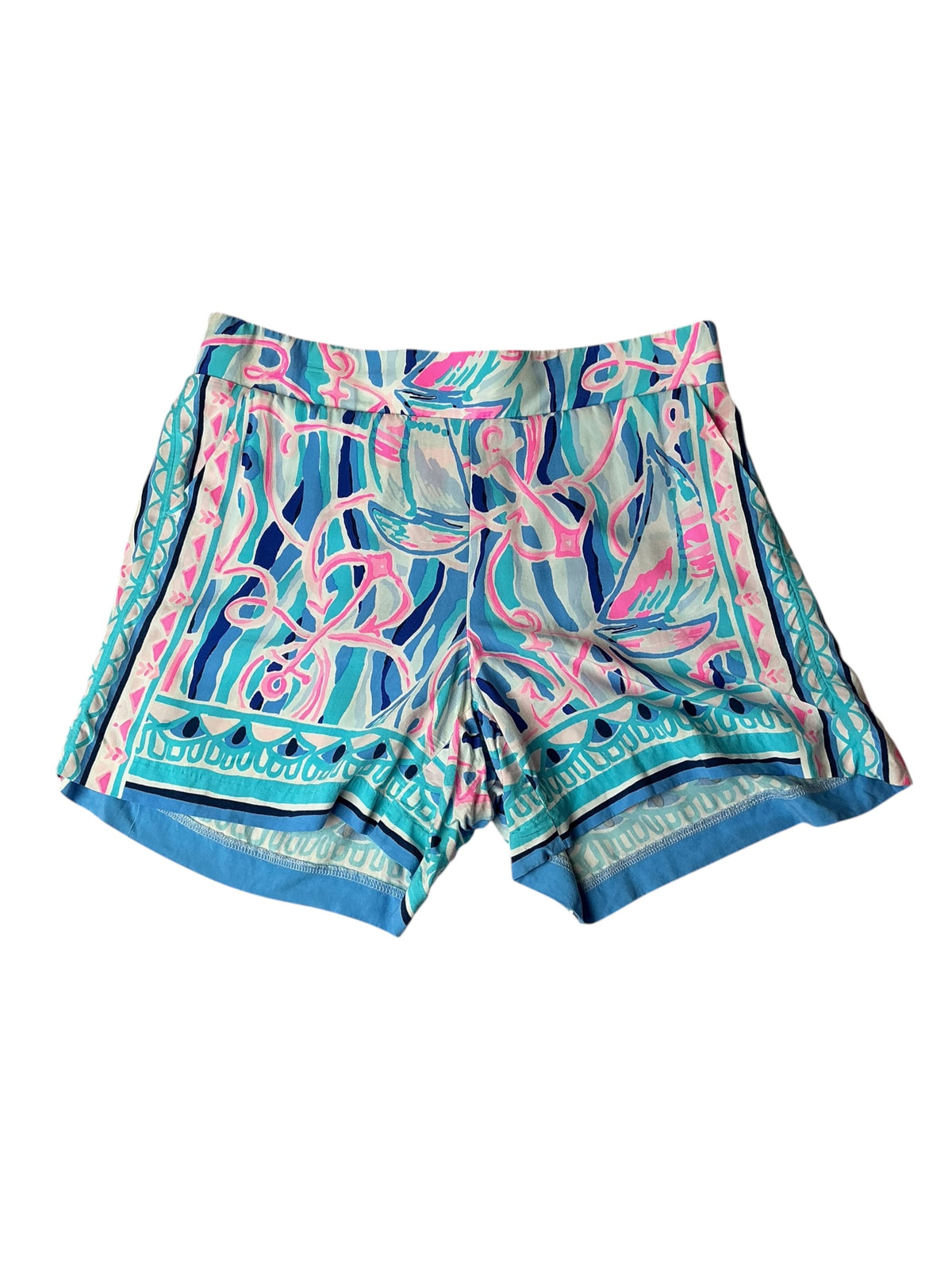 Lilly Pulitzer Neilah Shorts Reel Nautical Engineered - Size S