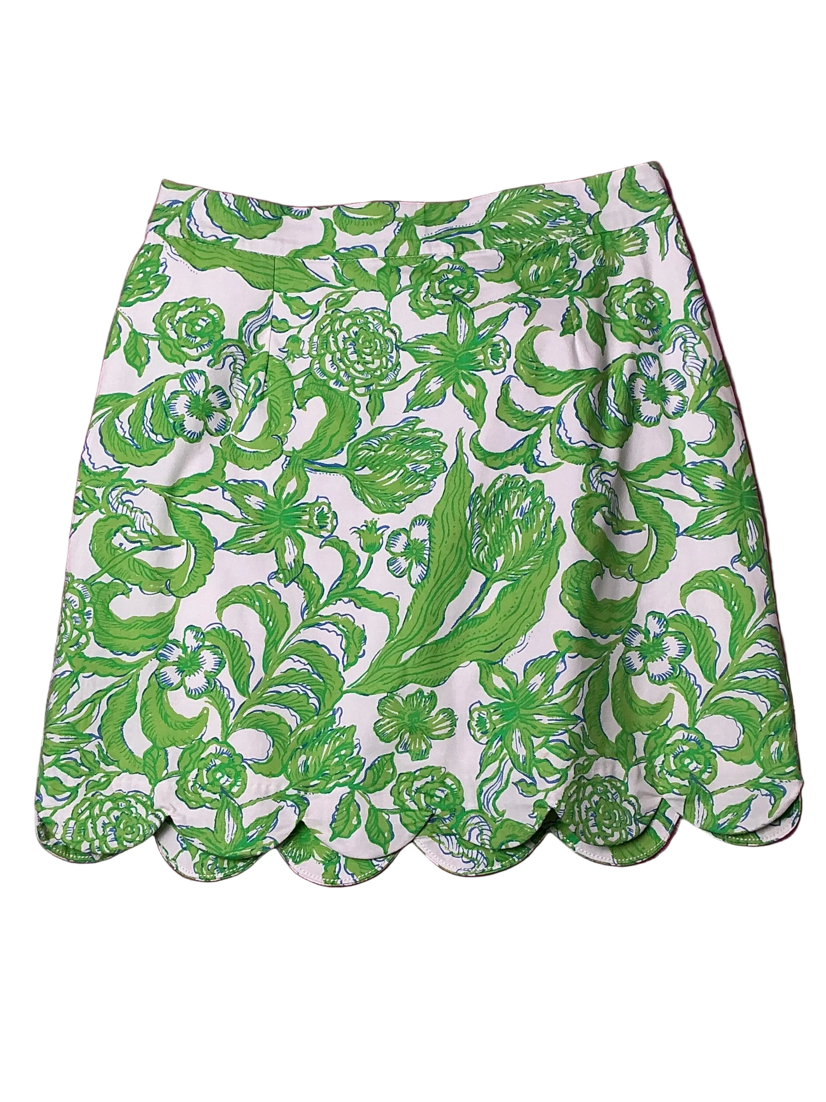 Lilly Pulitzer Scalloped Skirt - Size 00