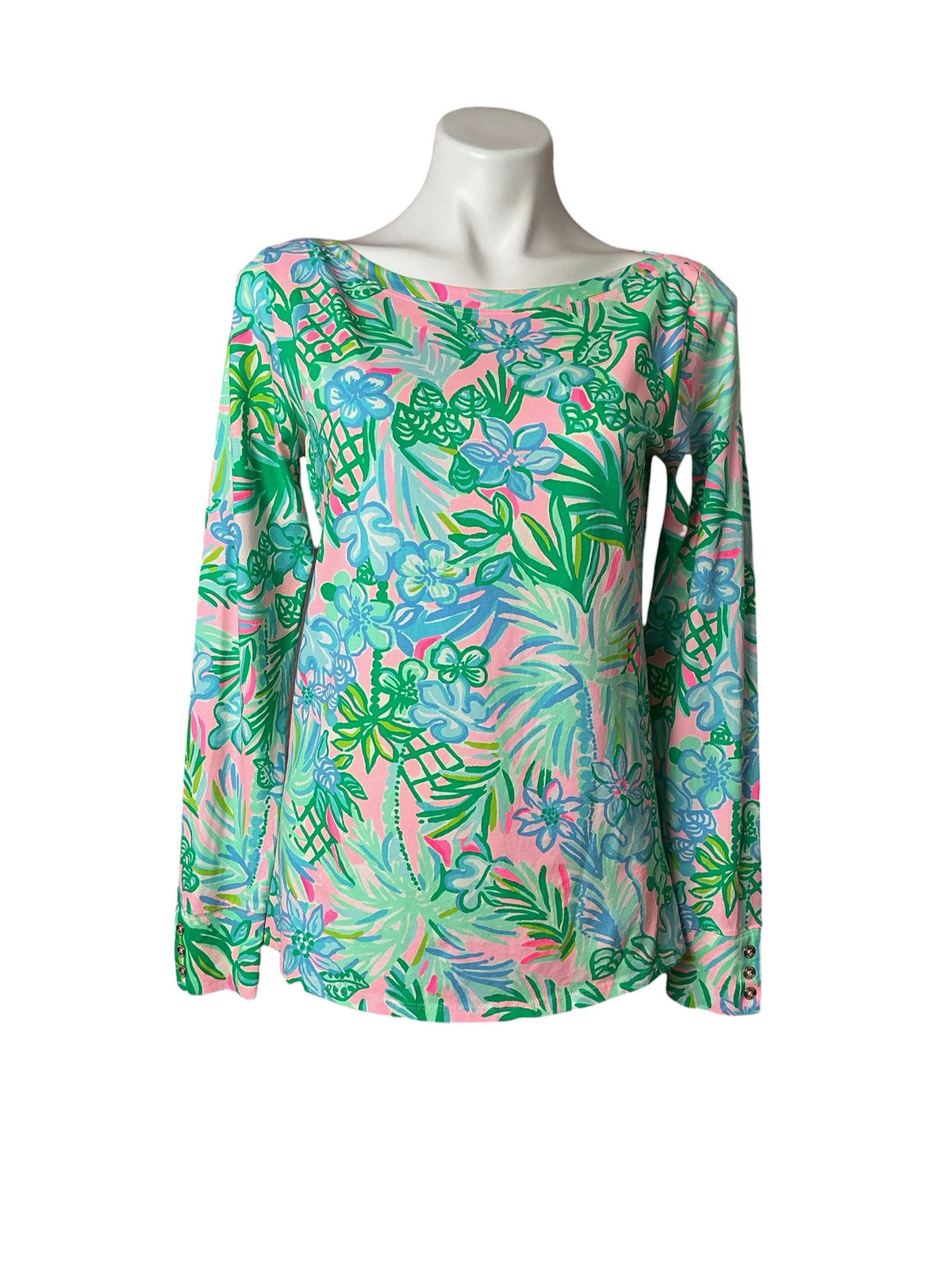 Lilly Pulitzer Aleah Top Coconut Row - Size L