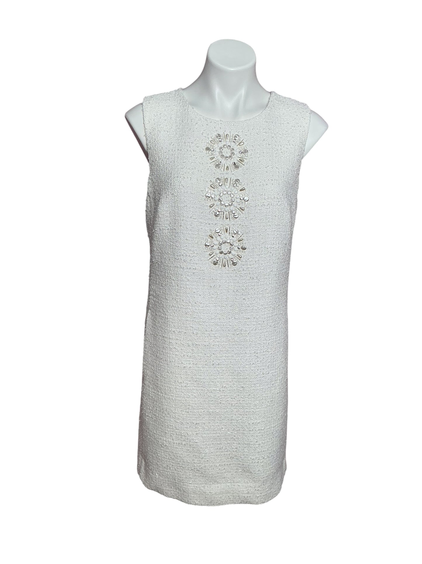 Lilly Pulitzer Edita Boucle Shift Dress Resort White Chic Chick Boucle - Size 10