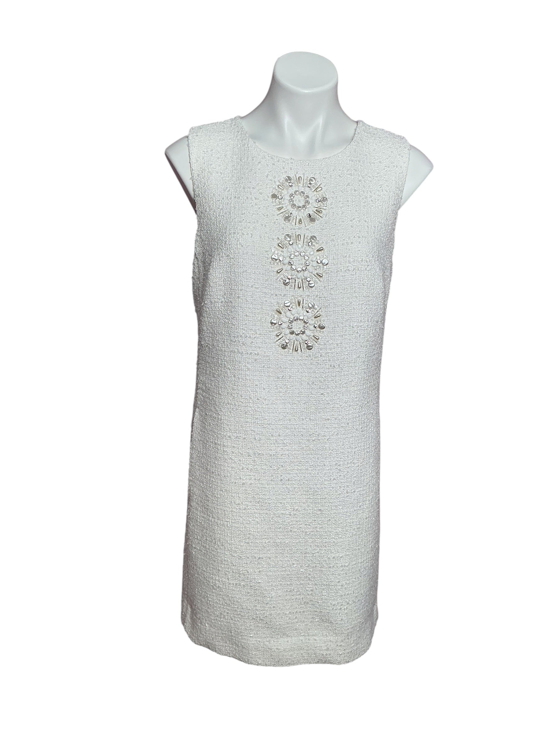 Lilly Pulitzer Edita Boucle Shift Dress Resort White Chic Chick Boucle - Size 10