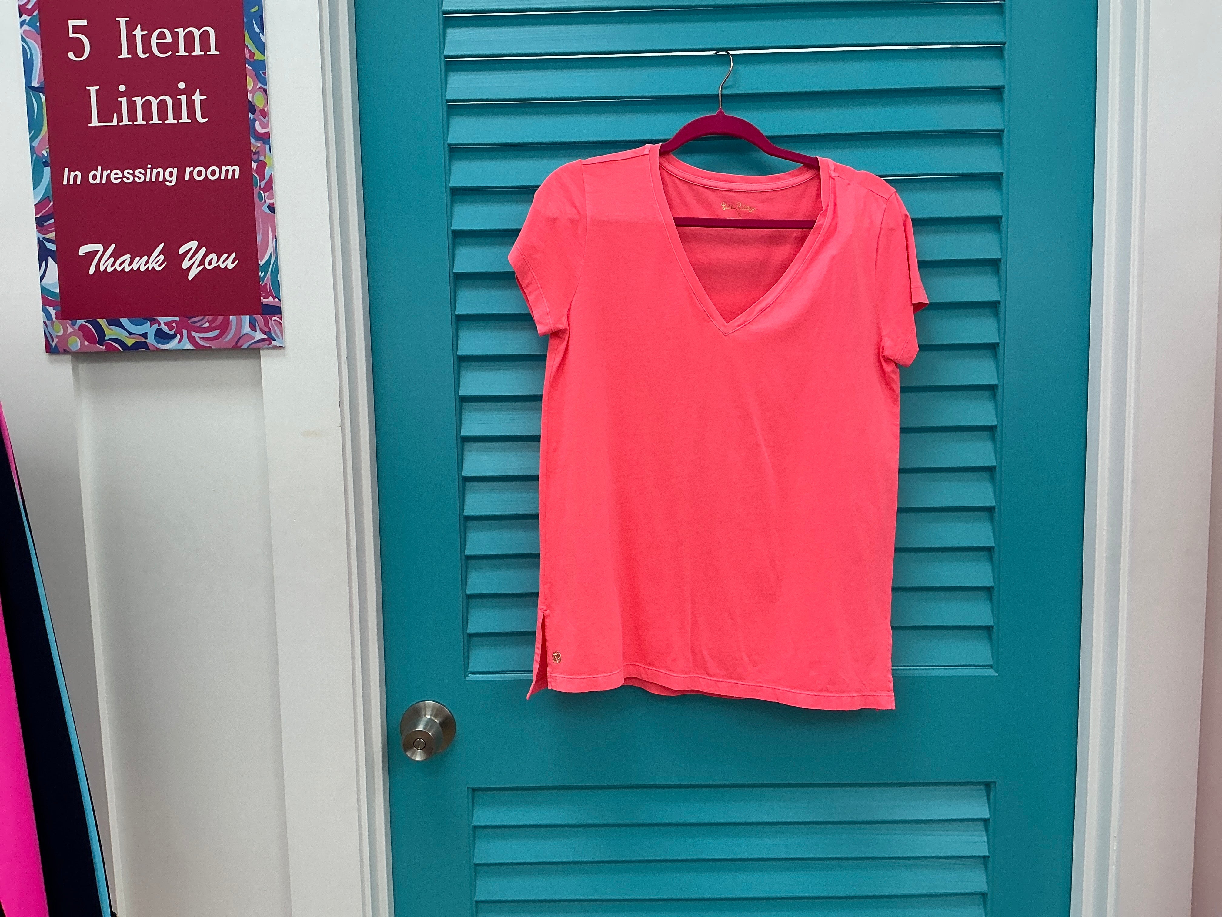 Lilly Pulitzer NWT Meredith Tee Coral Drift - Size S