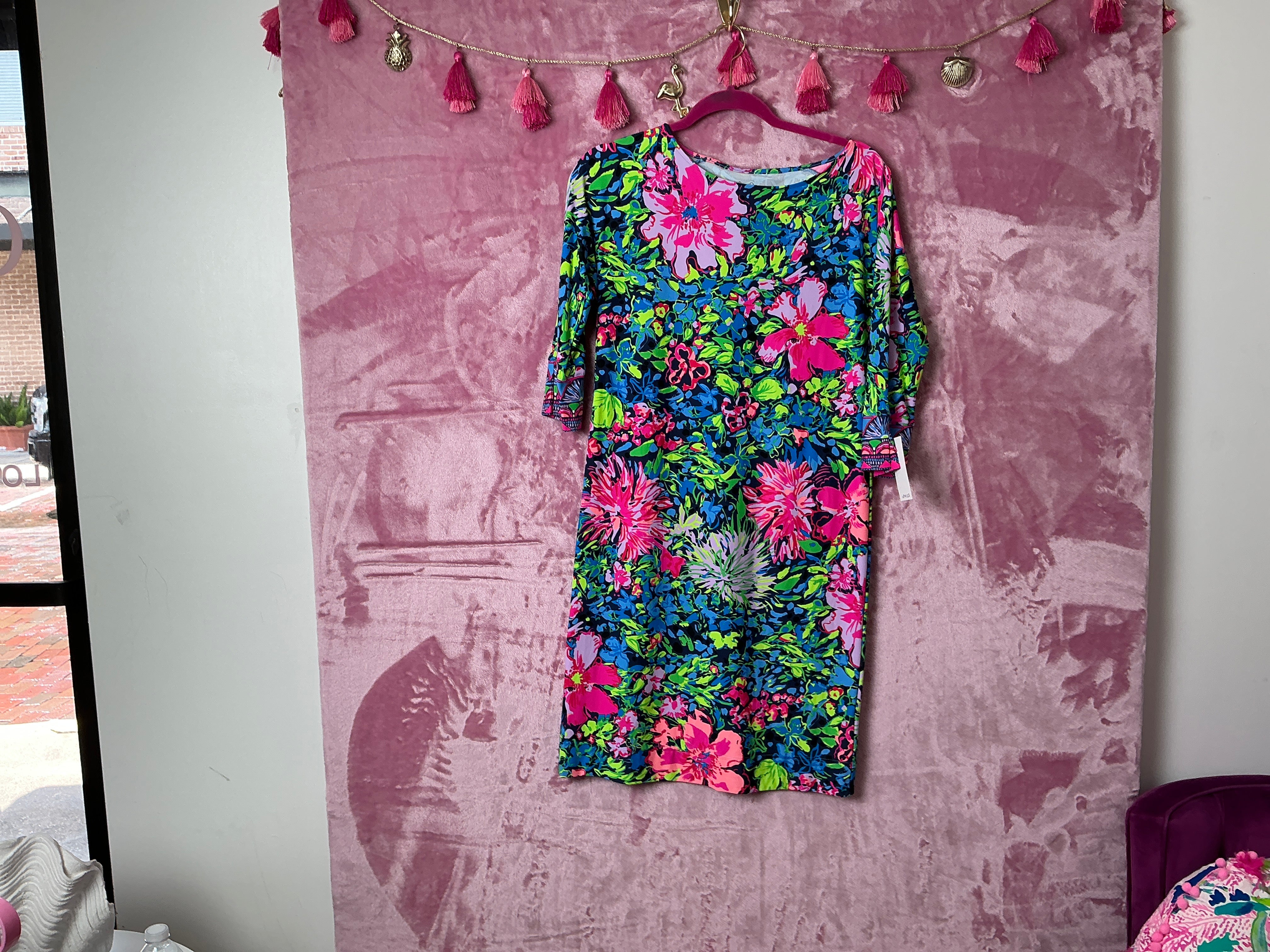 Lilly Pulitzer Braedyn Dress - Festive Fantasy - Size XS