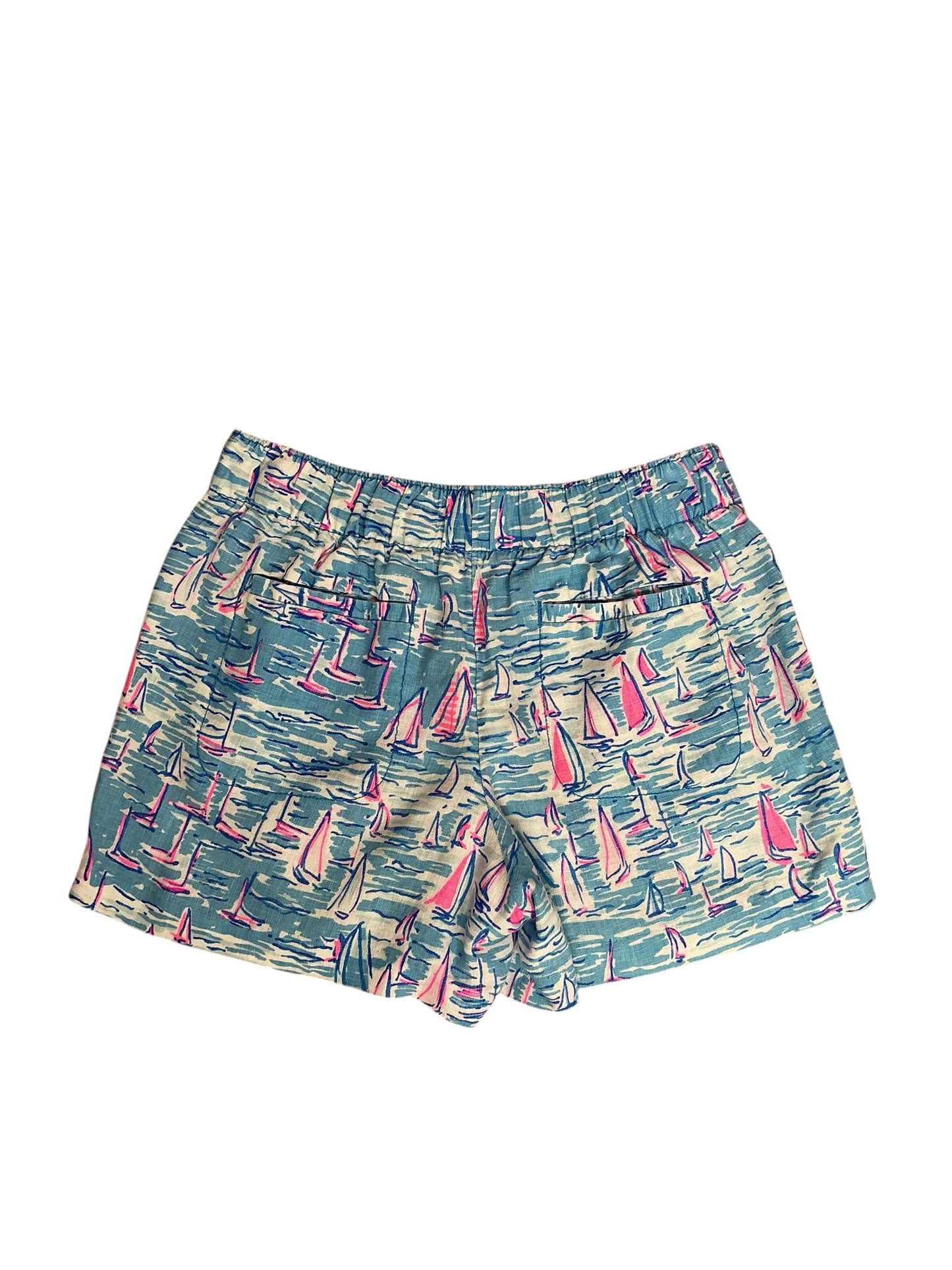 Lilly Pulitzer Lilo Short Zanzibar Blue Boatylicious - Size S