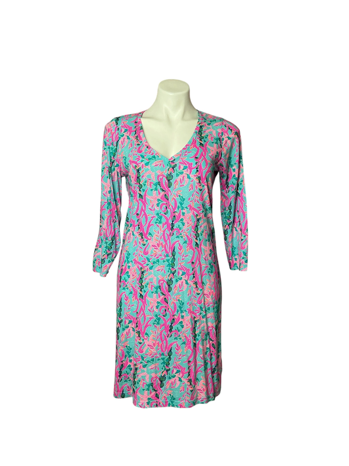 Lilly Pulitzer Tessa Dress Multi Seedweed Samba - Size S