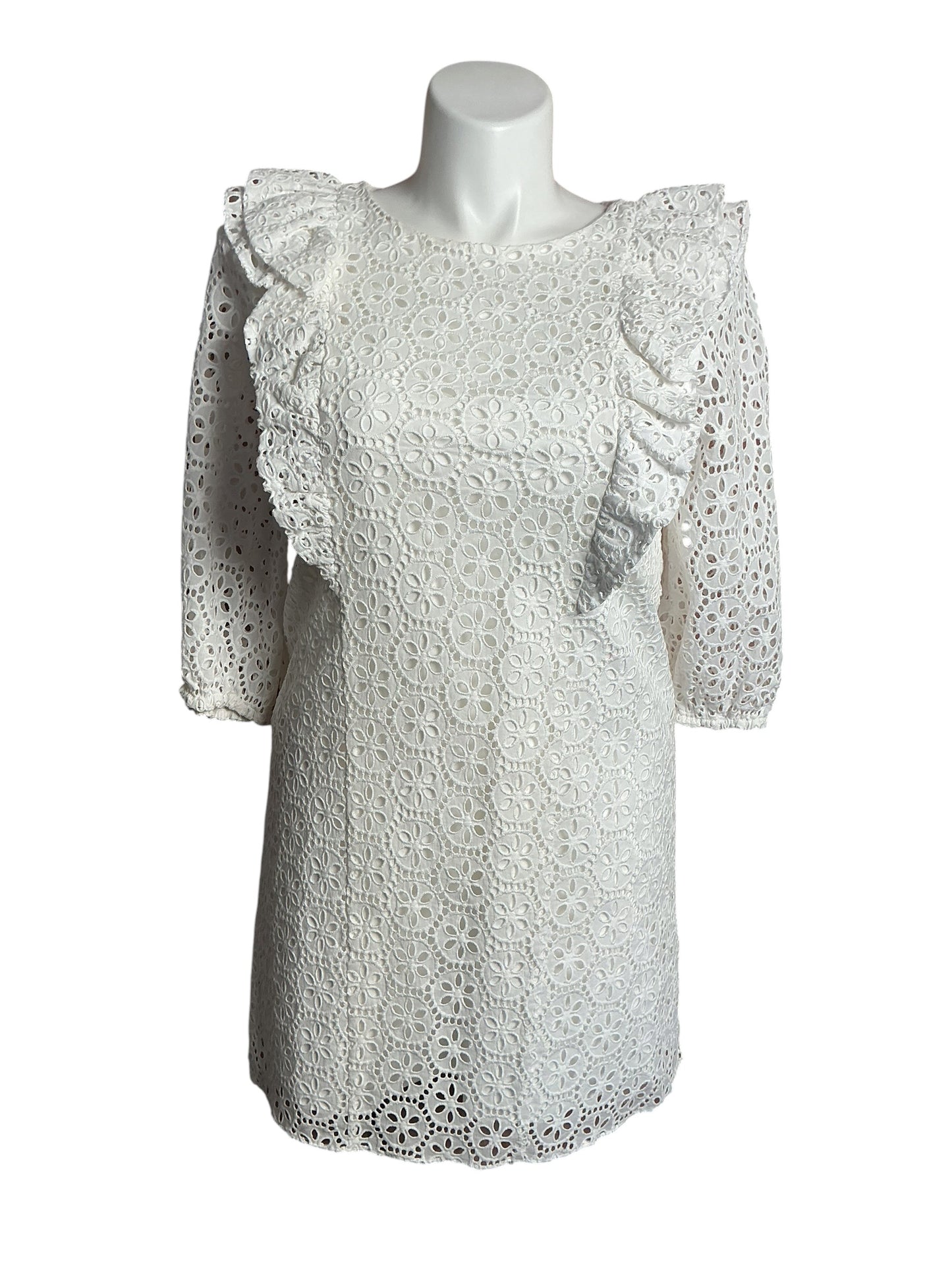 Lilly Pulitzer NWT Primm Dress Resort White Petite Sand Dollar Eyelet - Size M