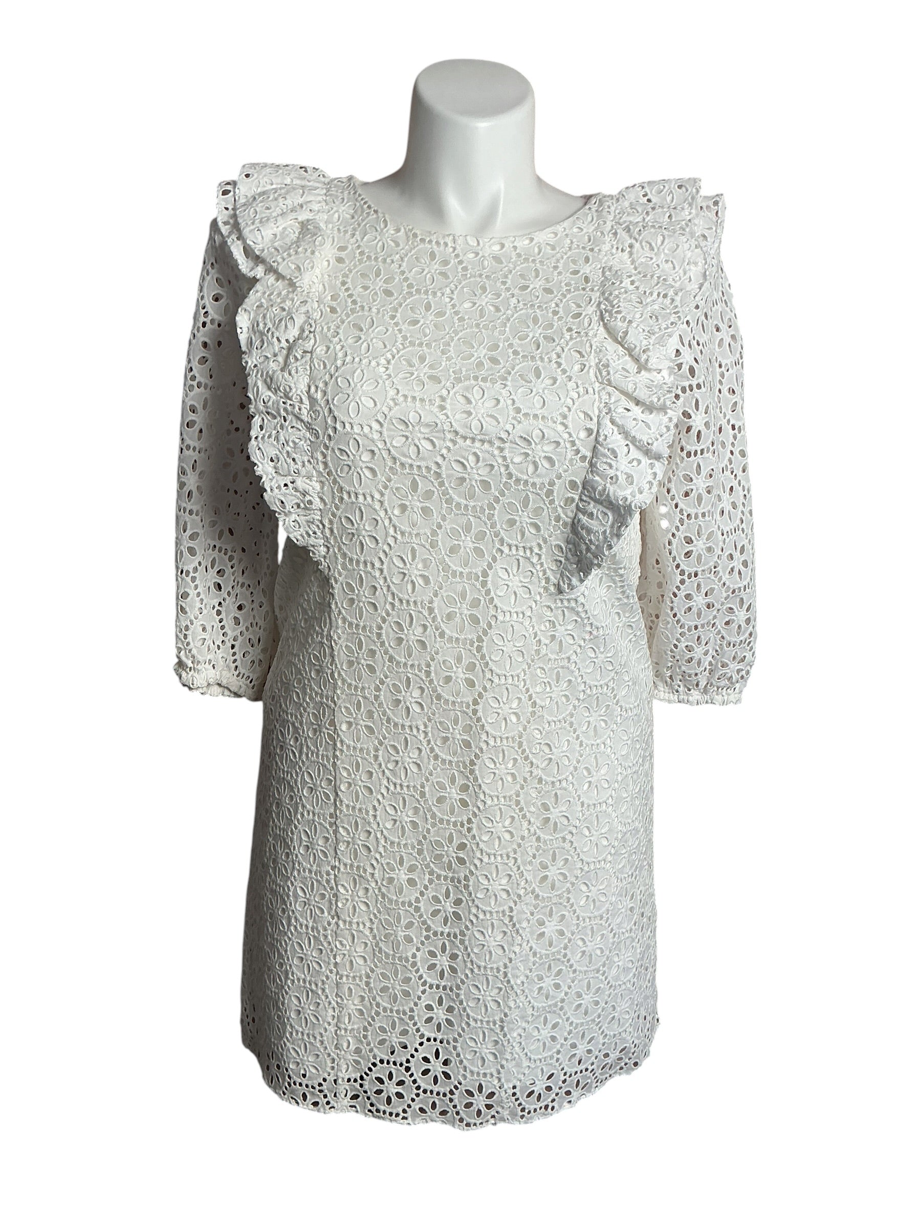 Lilly Pulitzer NWT Primm Dress Resort White Petite Sand Dollar Eyelet - Size M