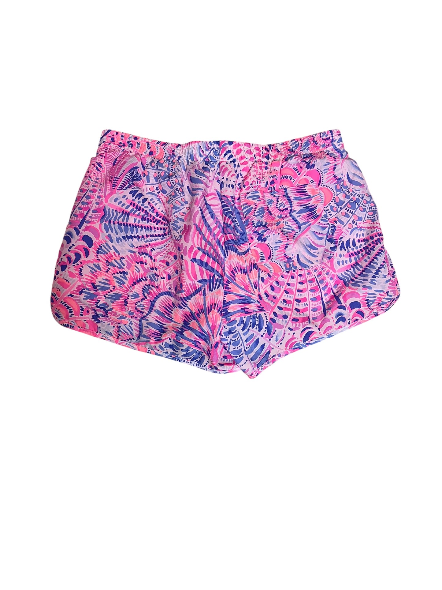 Lilly Pulitzer Luxletic Ocean Trail Short Raz Berry See You Soon - Size XS
